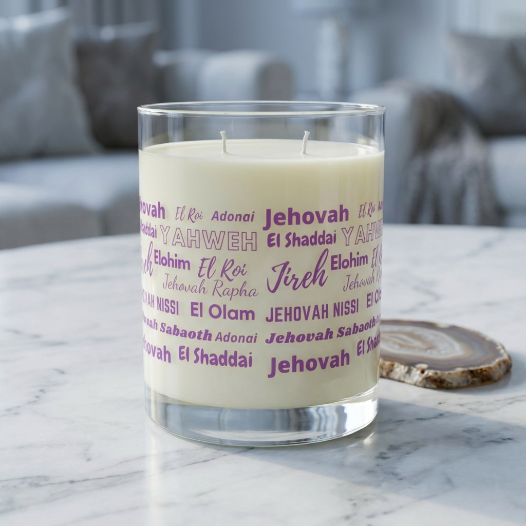 Luxurious & Aromatic Scented Candle - Purple