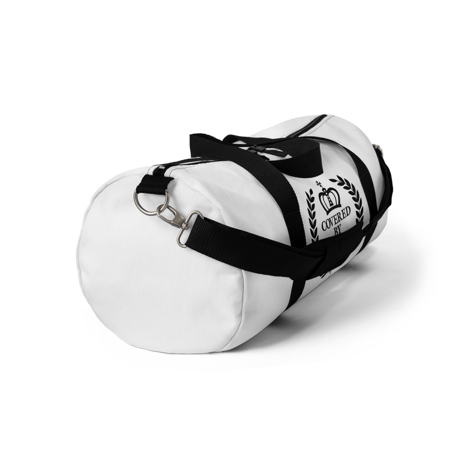 Covered by Yahweh Signature Duffel Bag - White