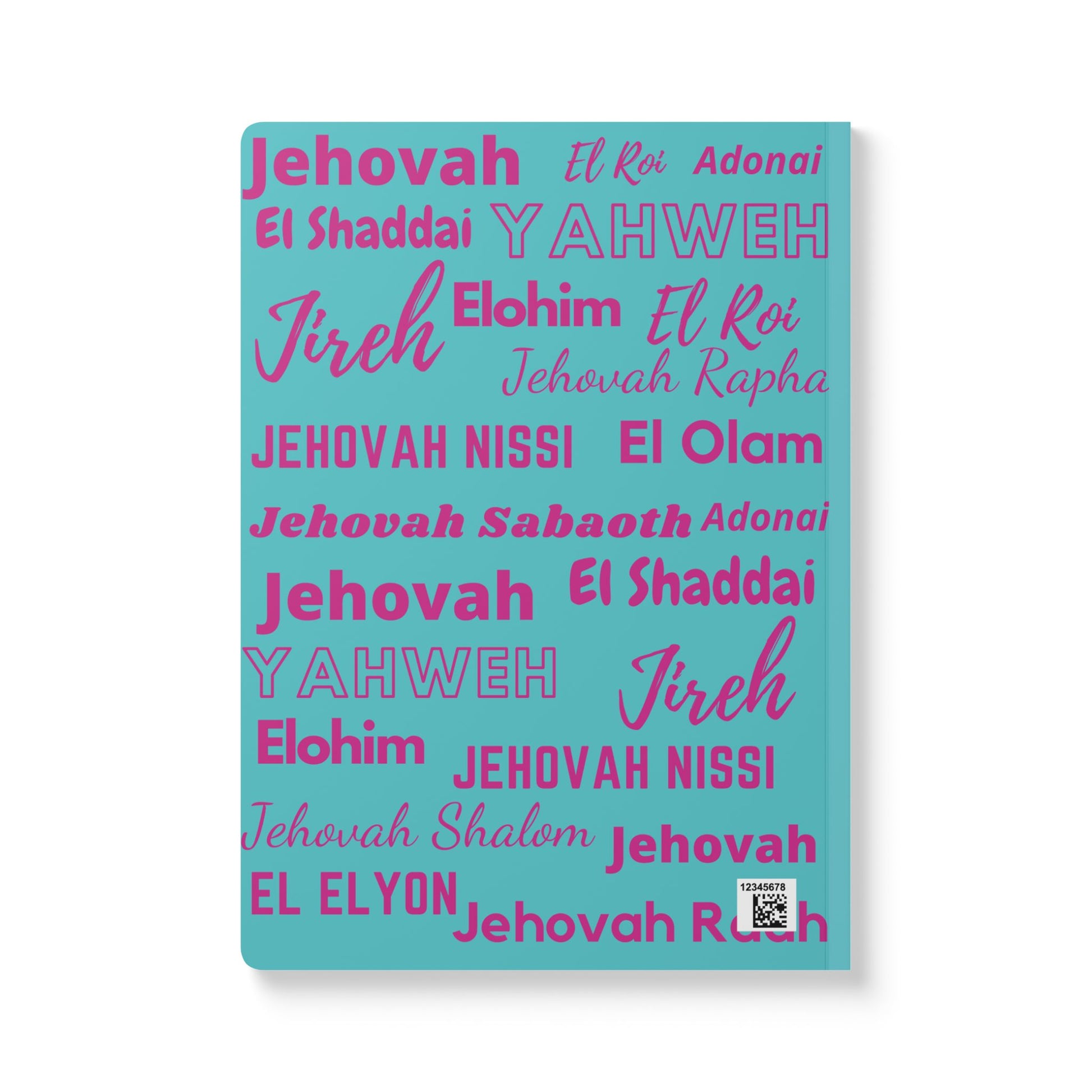 Elegant Softcover Journal - Pink & Blue