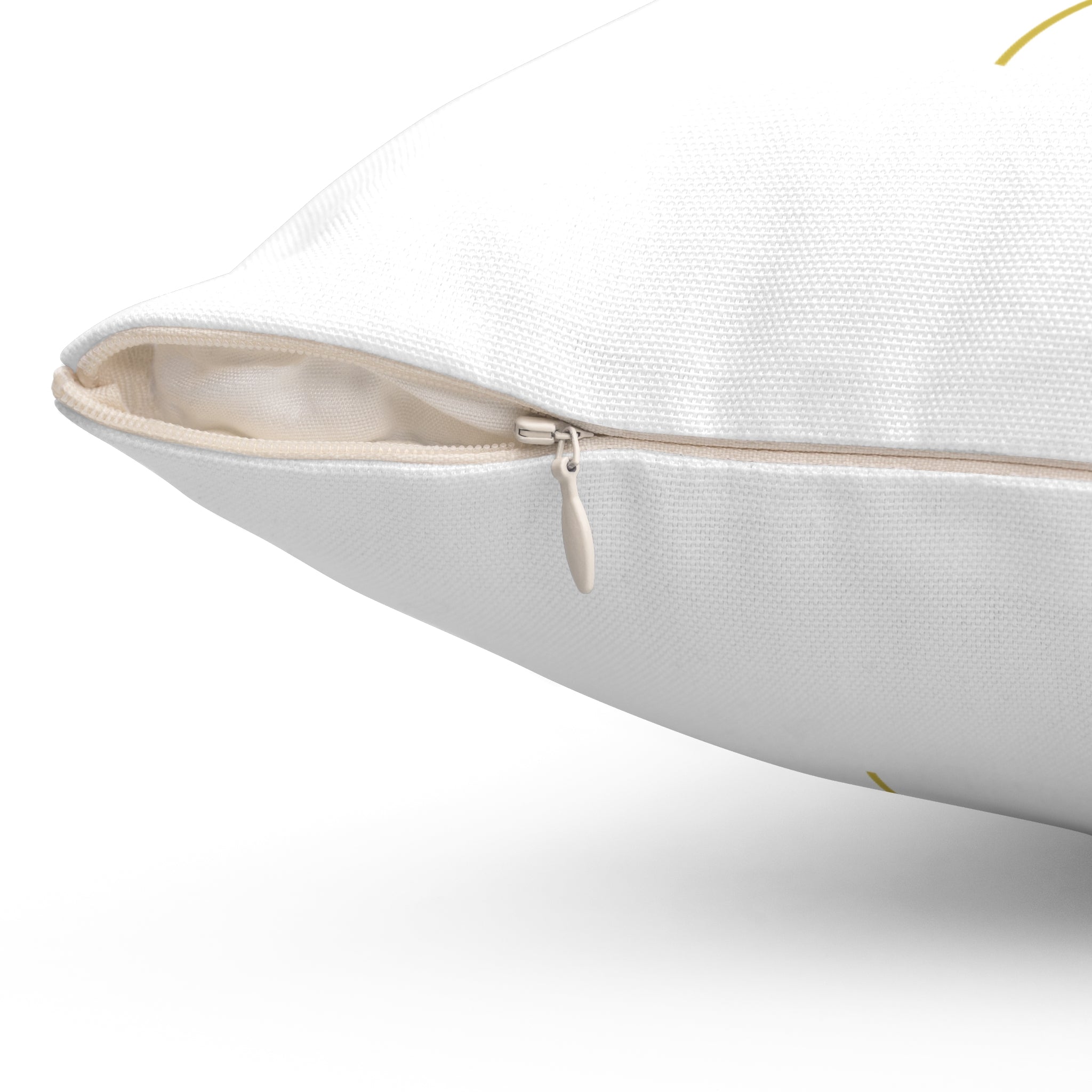 Covered by Yahweh Soft Square Polyester Pillow - White