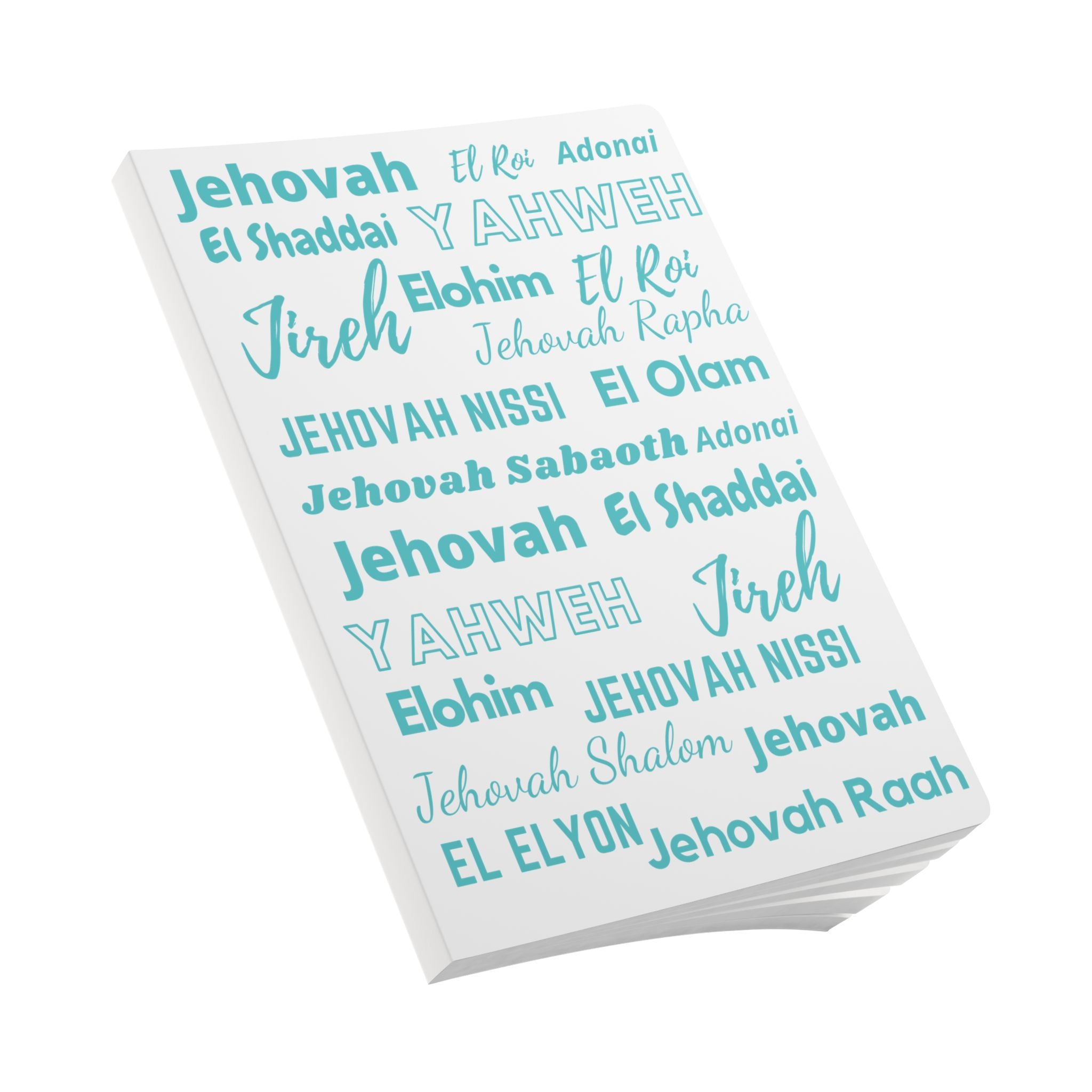 Elegant Softcover Journal  - Blue & White