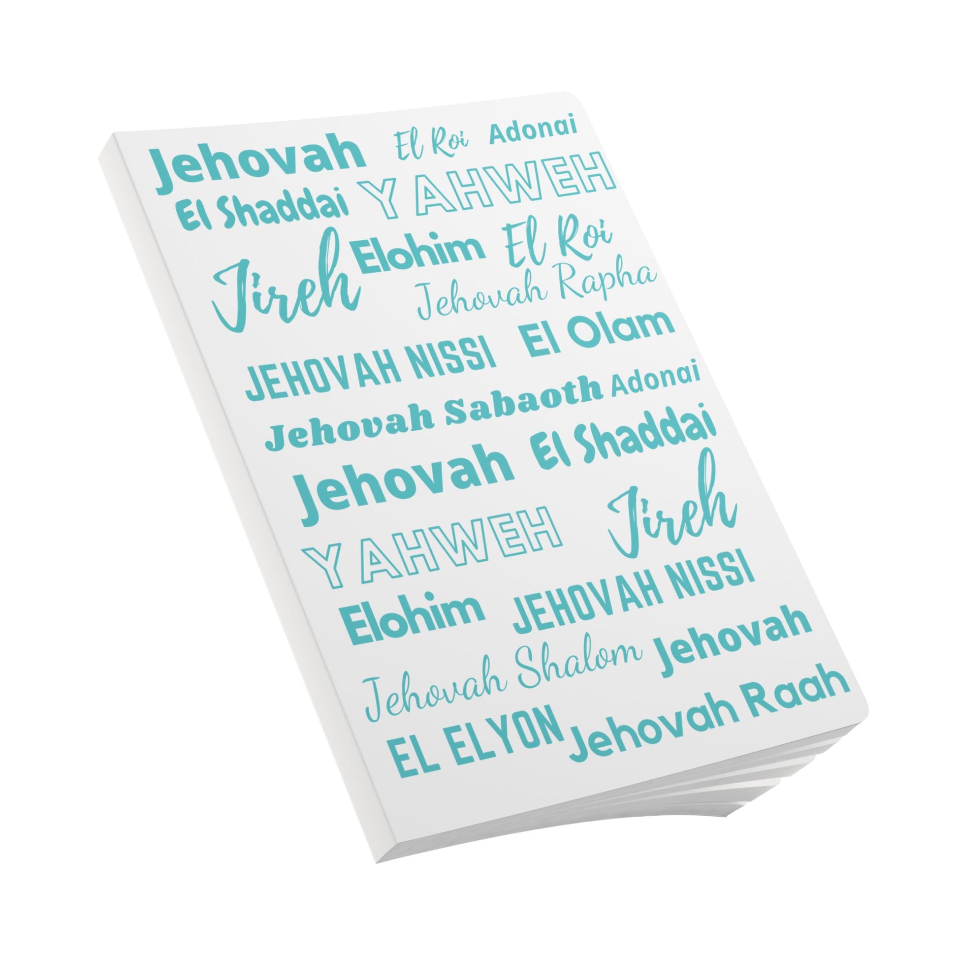 Elegant Softcover Journal  - Blue & White