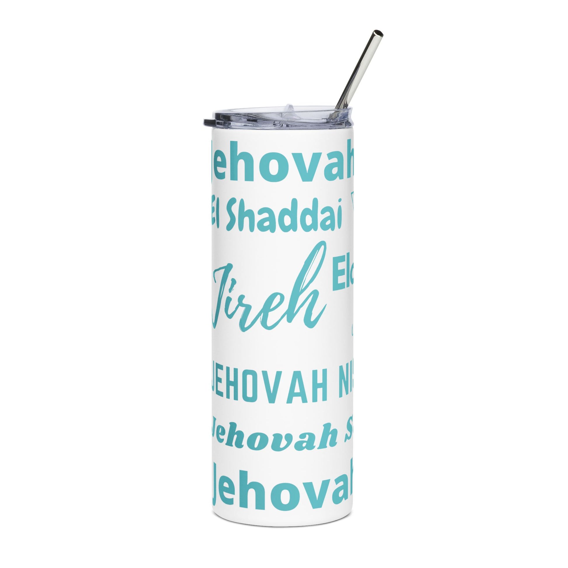 Names of God 20oz Stainless Steel Tumbler - Blue