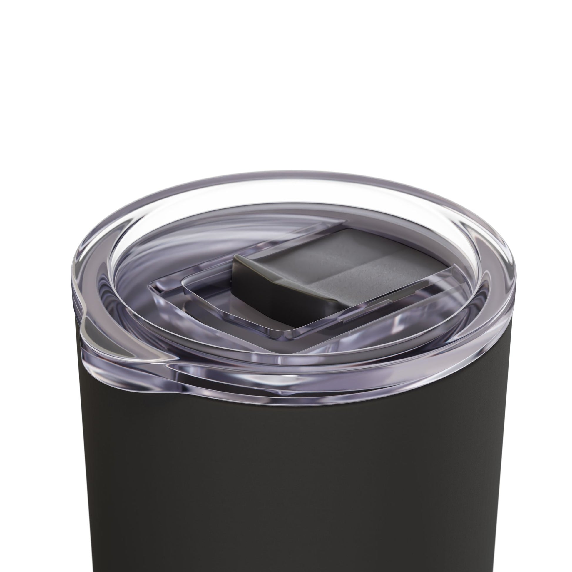 Covered by Yahweh Insulated Skinny Matte Tumbler - Black