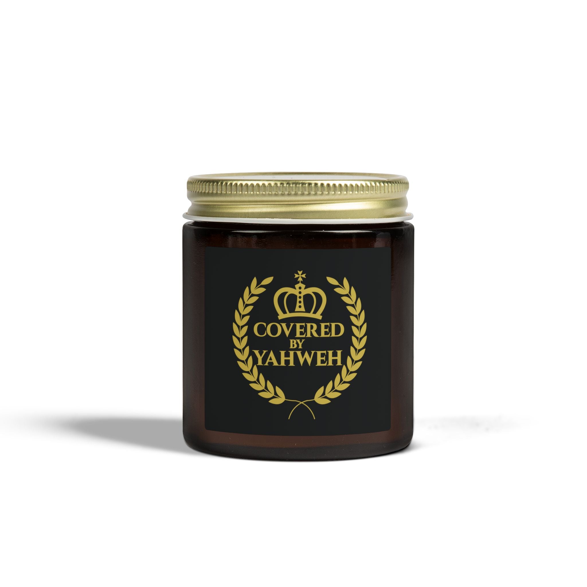 Covered by Yahweh Signature Scented Candles - Amber Jar