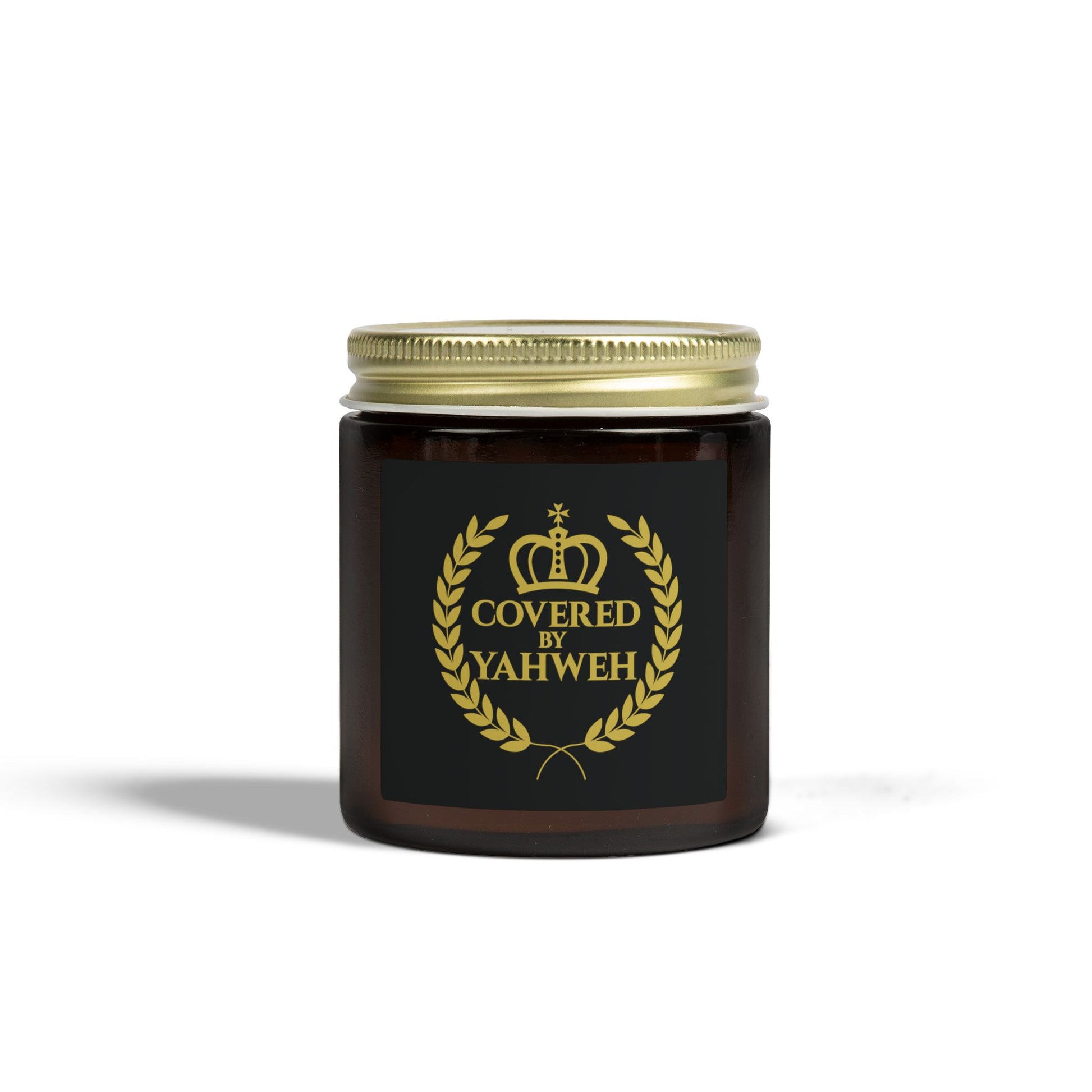 Covered by Yahweh Signature Scented Candles - Amber Jar
