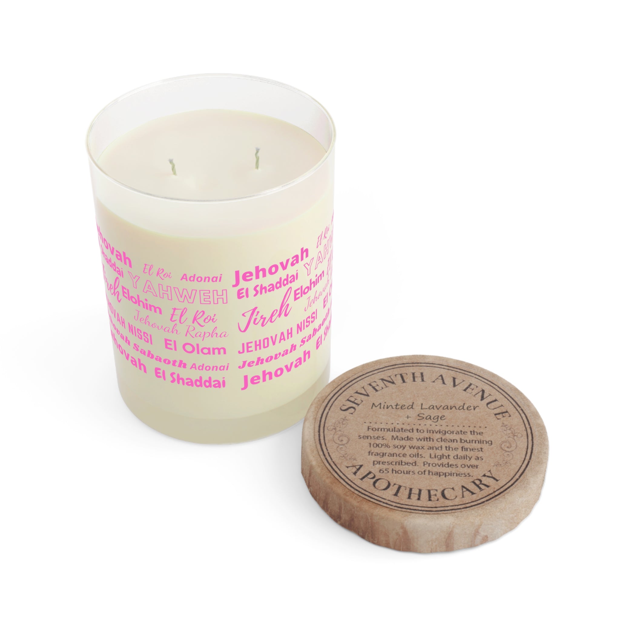 Luxurious & Aromatic Scented Candle - Pink