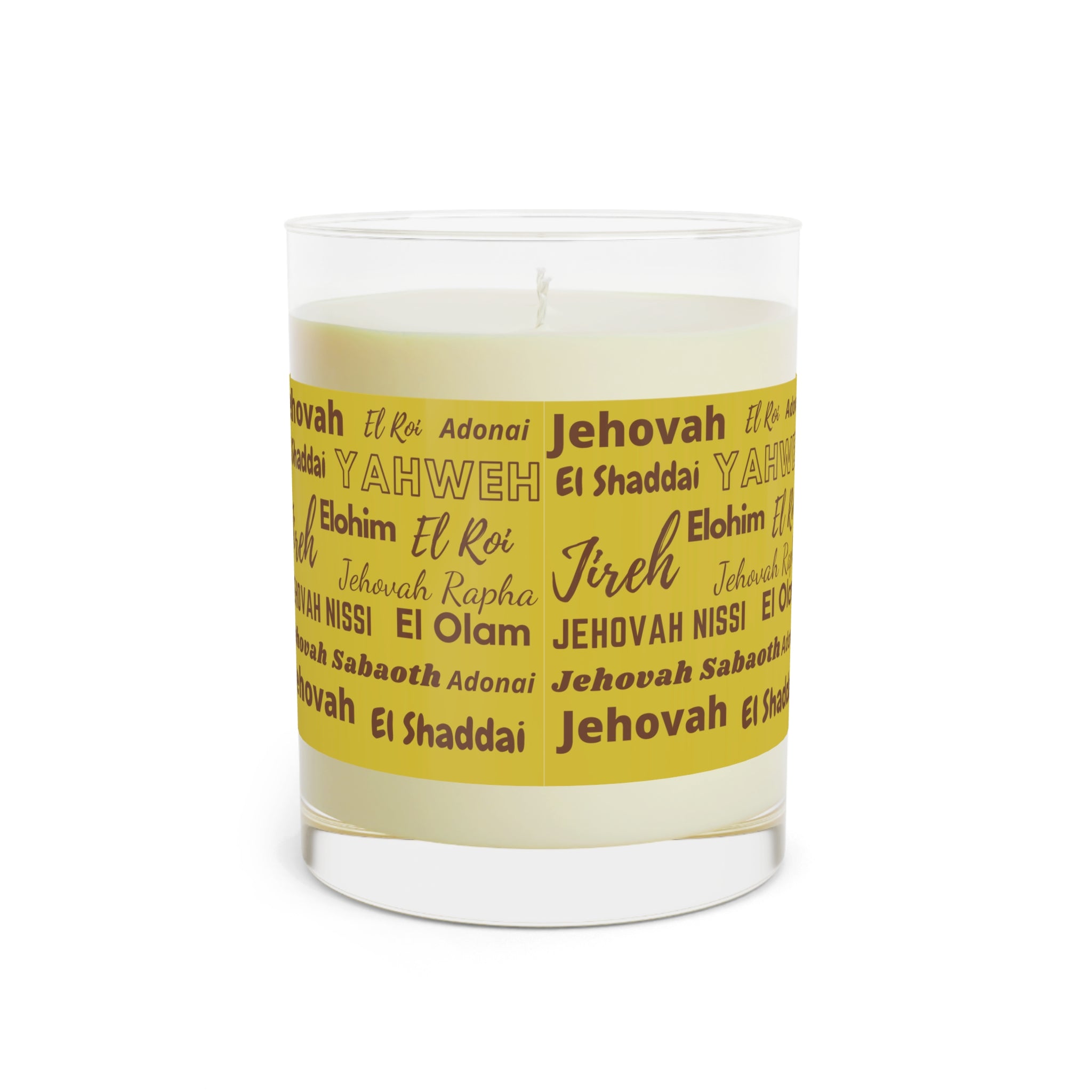 Luxurious & Aromatic Scented Candle - Brown