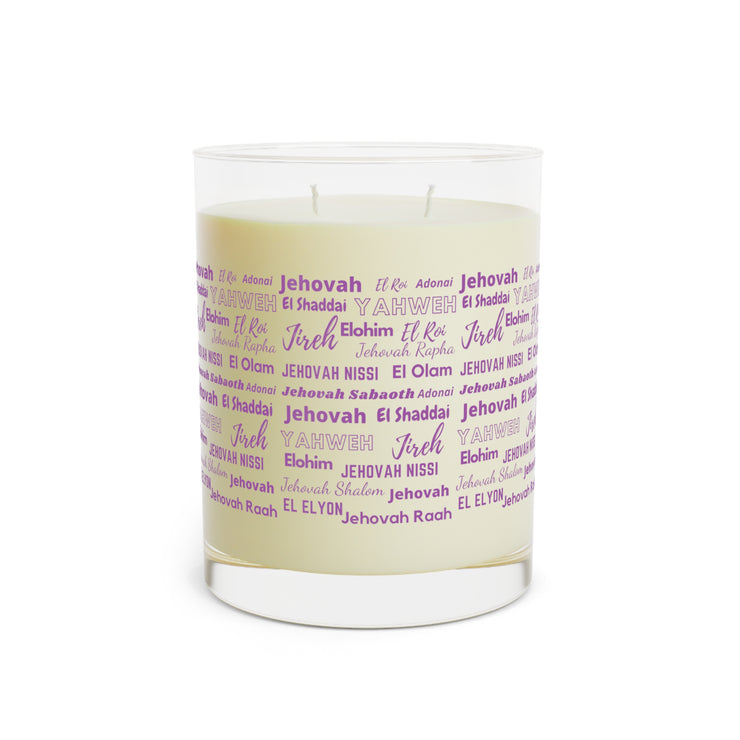 Luxurious & Aromatic Scented Candle - Purple