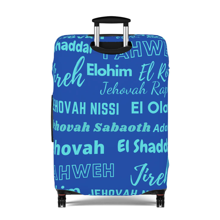 Protective Luggage Cover - Cobalt Blue