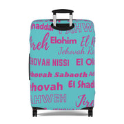 Protective Luggage Cover - Pink & Blue