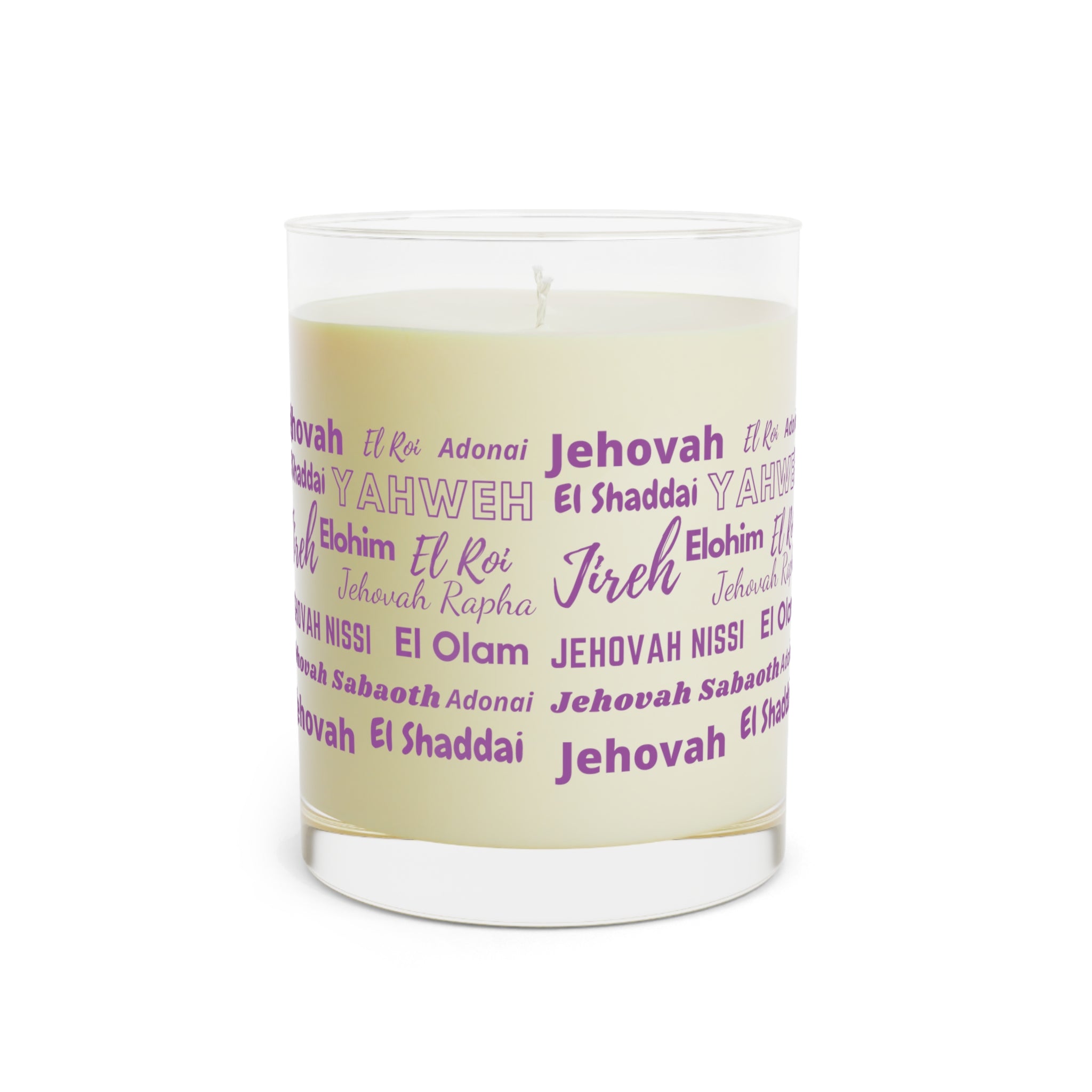 Luxurious & Aromatic Scented Candle - Purple