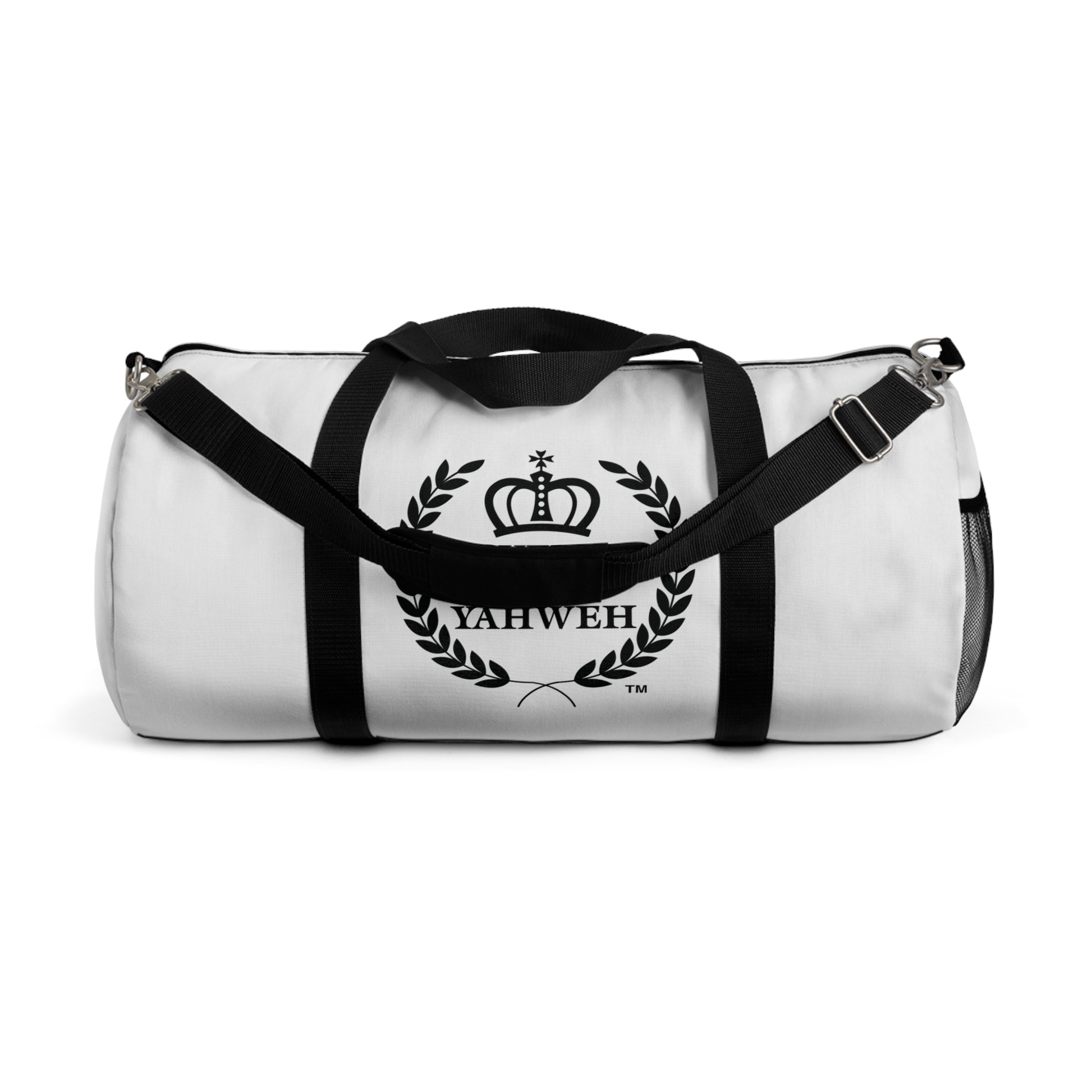 Covered by Yahweh Signature Duffel Bag - White