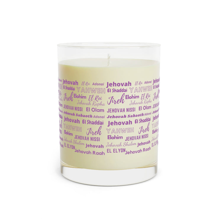 Luxurious & Aromatic Scented Candle - Purple