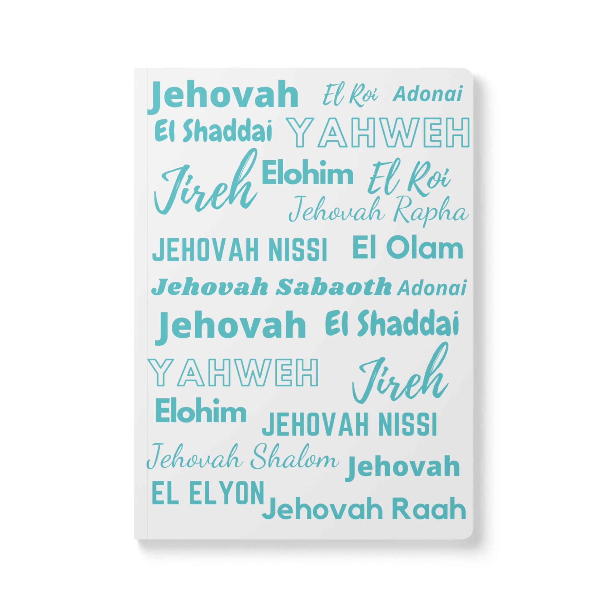 Elegant Softcover Journal  - Blue & White