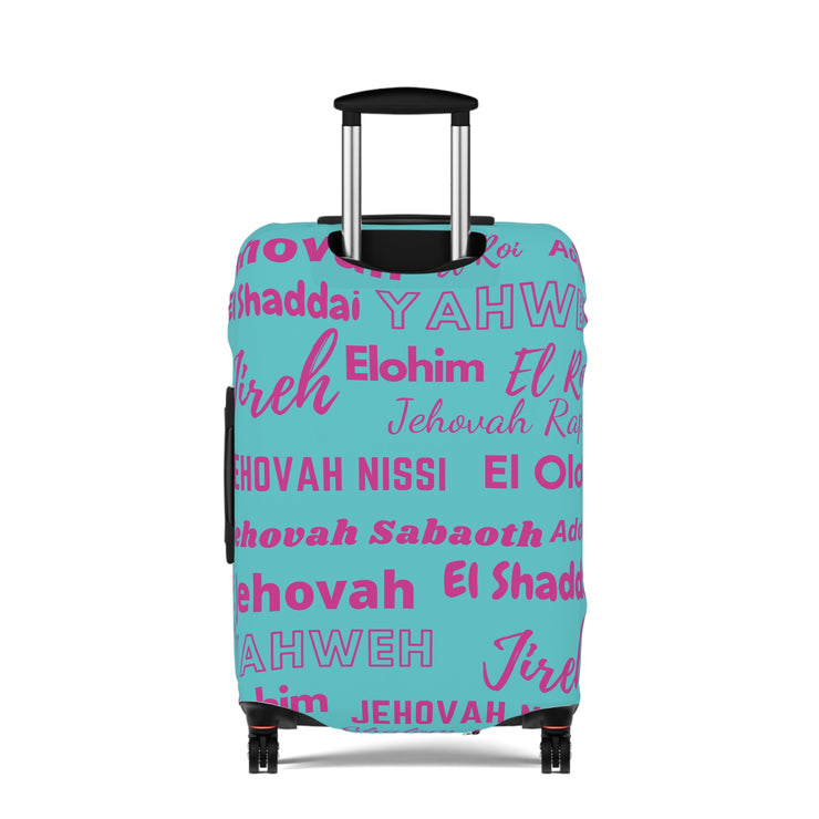 Protective Luggage Cover - Pink & Blue