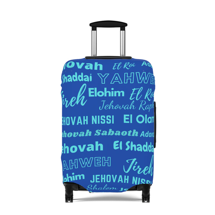 Protective Luggage Cover - Cobalt Blue