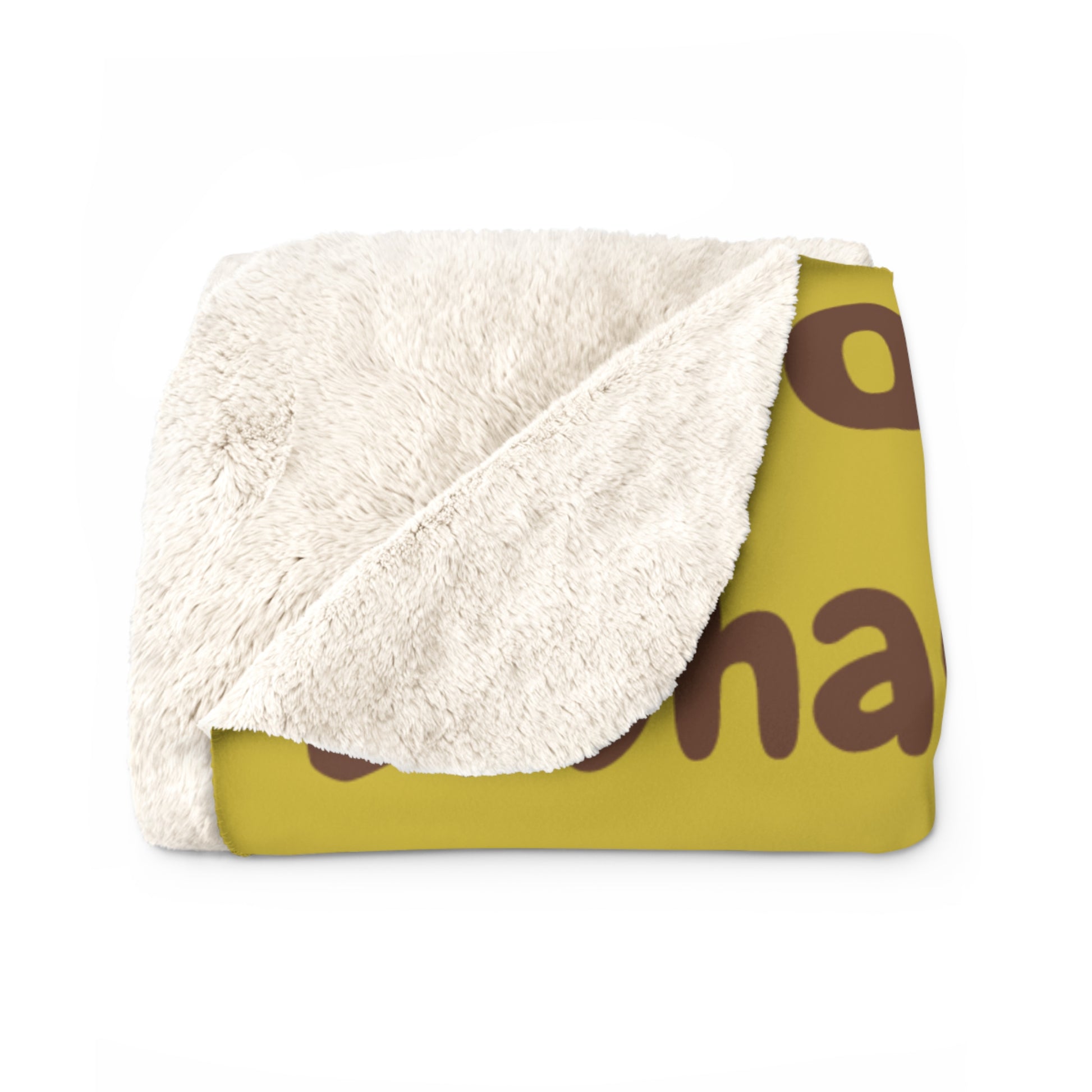 Sherpa Fleece Blanket - Brown