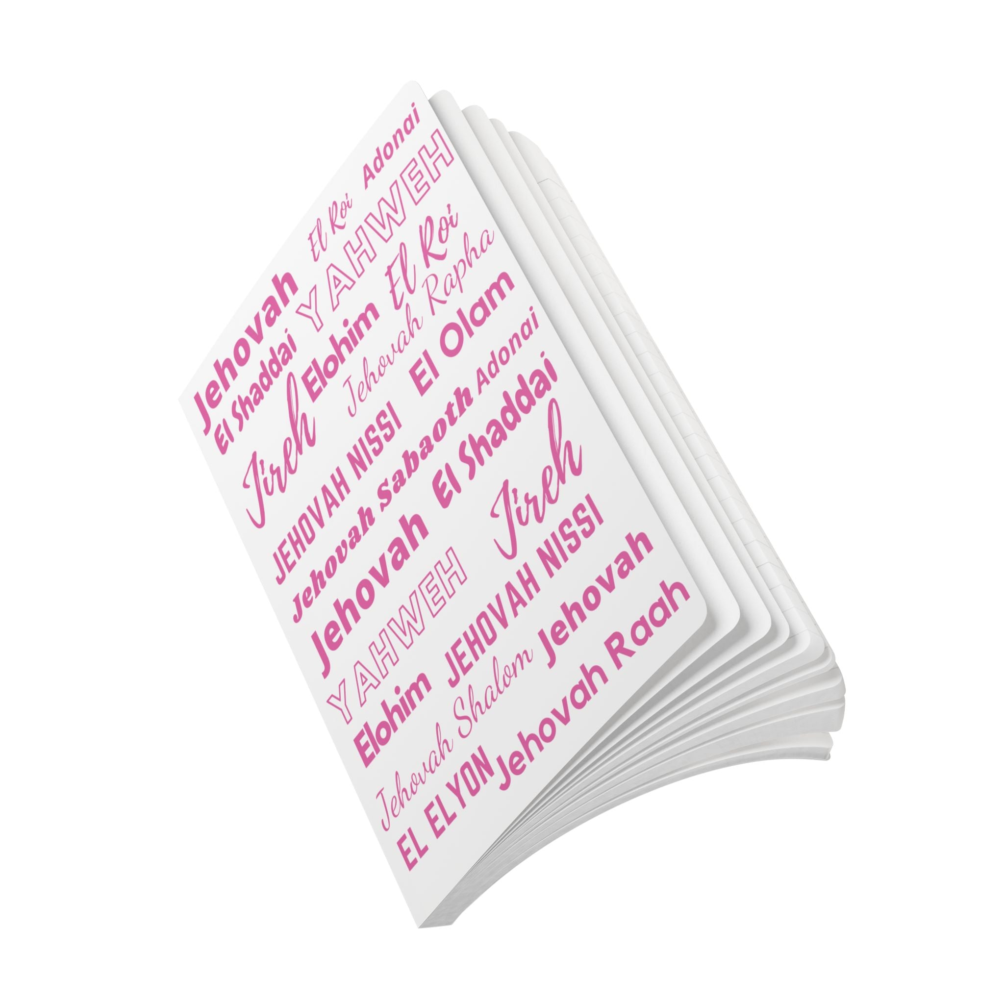 Elegant Softcover Journal  - Pink & White