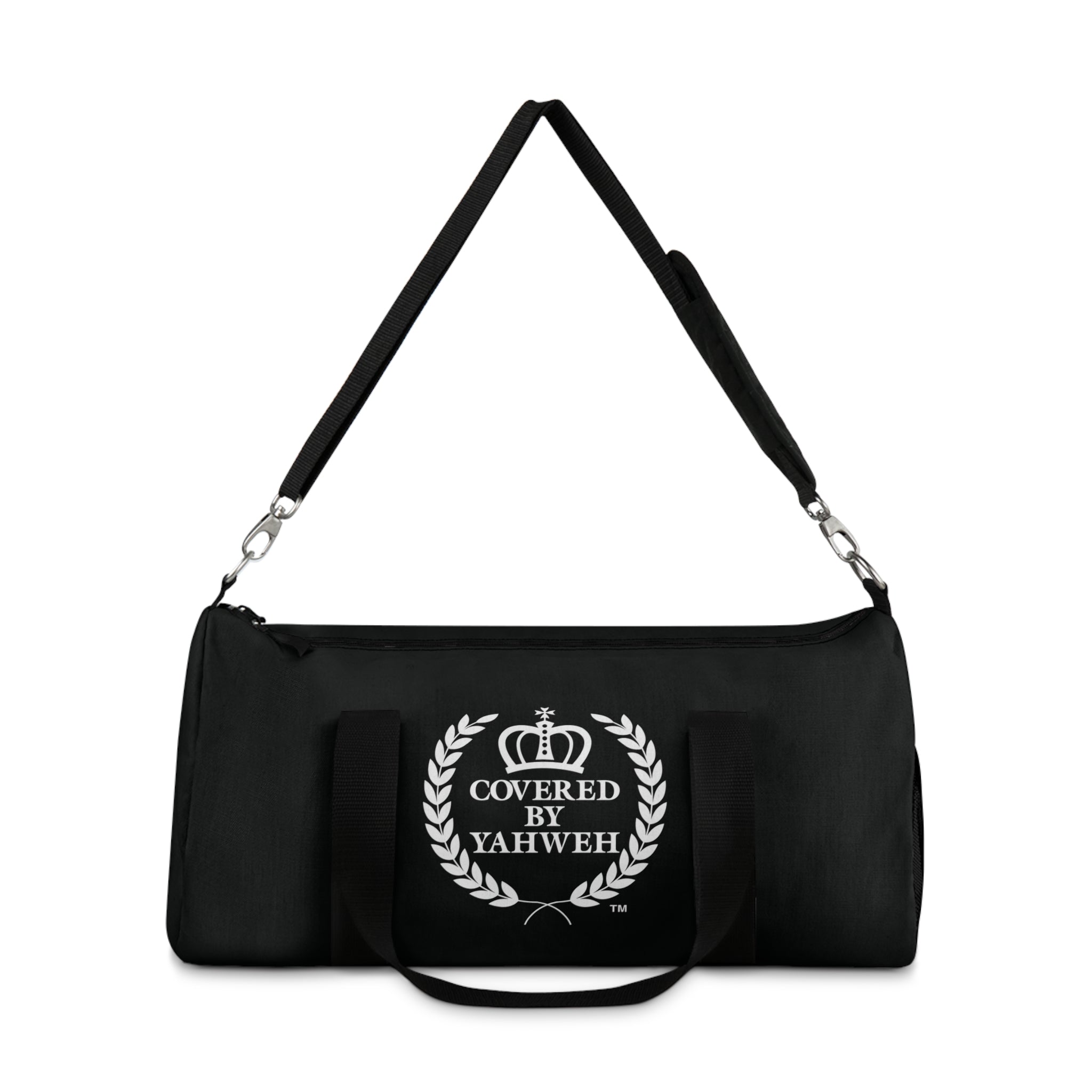 Covered by Yahweh Duffel Bag - Black