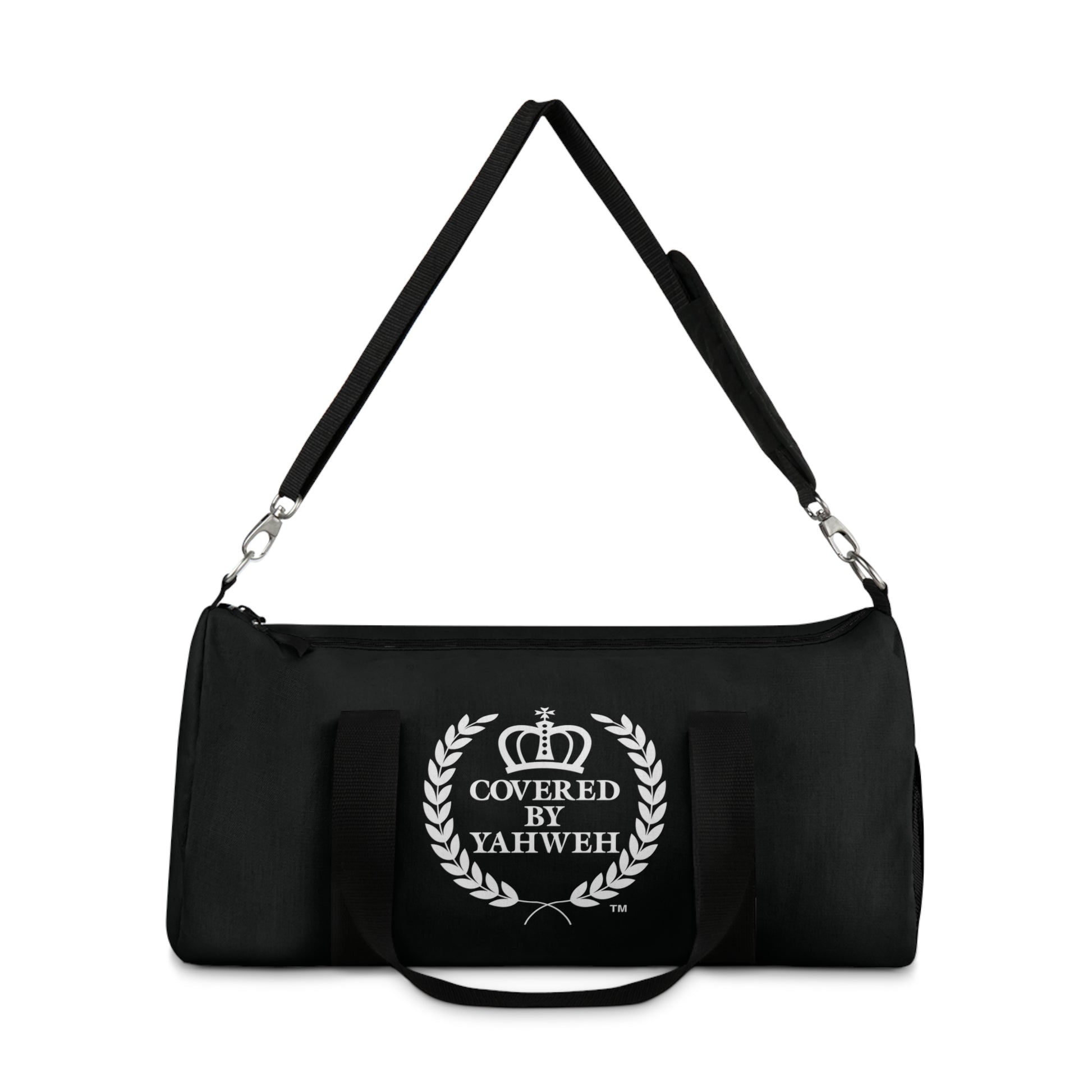 Covered by Yahweh Duffel Bag - Black