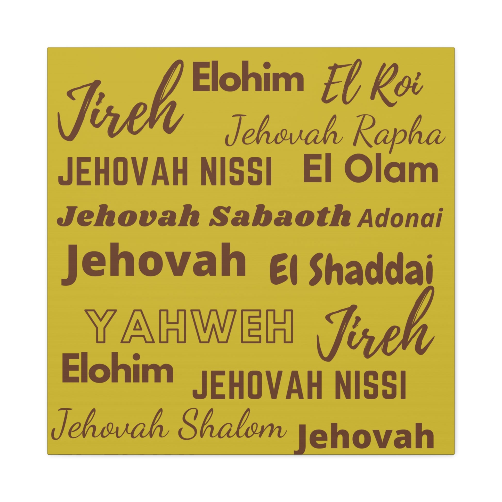 Premium Canvas Art - Brown