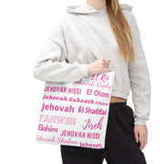 Faith-Inspired Tote Bag with Inspirational Names of God