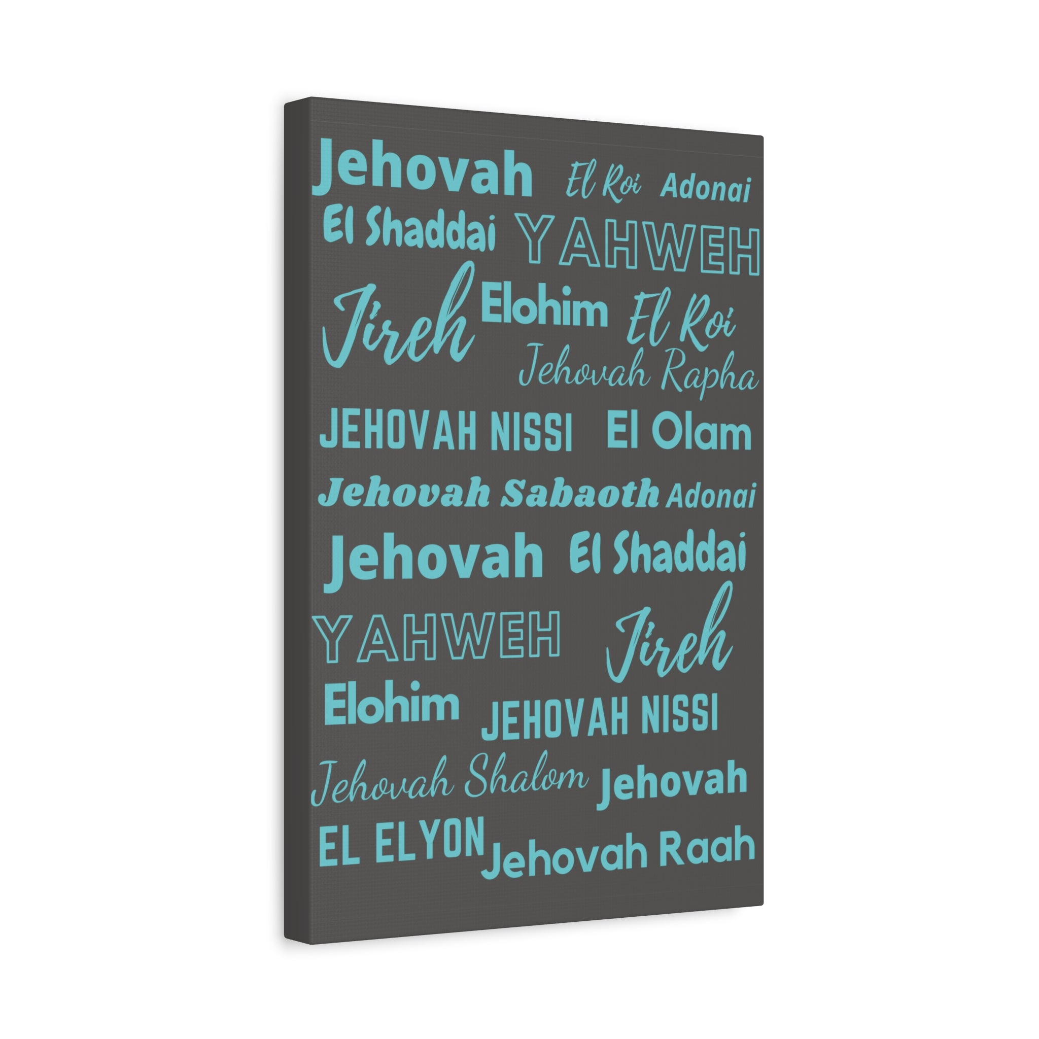 Premium Canvas Art - Blue & Gray