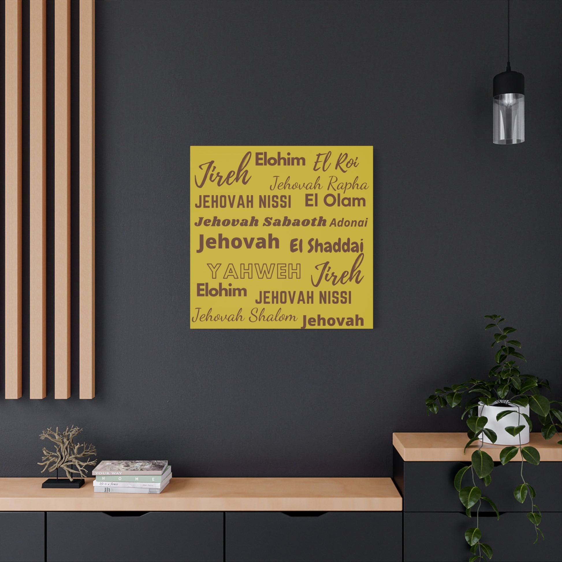 Premium Canvas Art - Brown