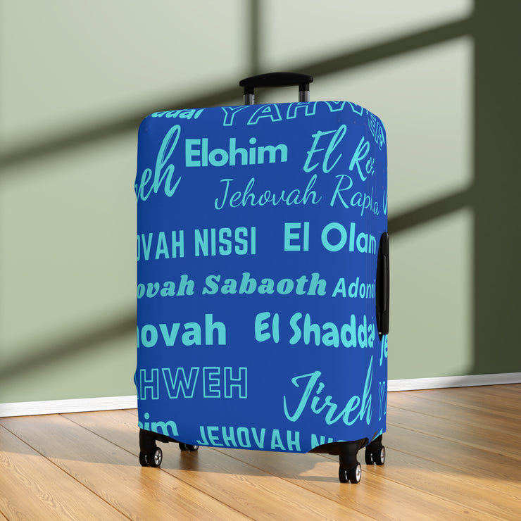 Protective Luggage Cover - Cobalt Blue