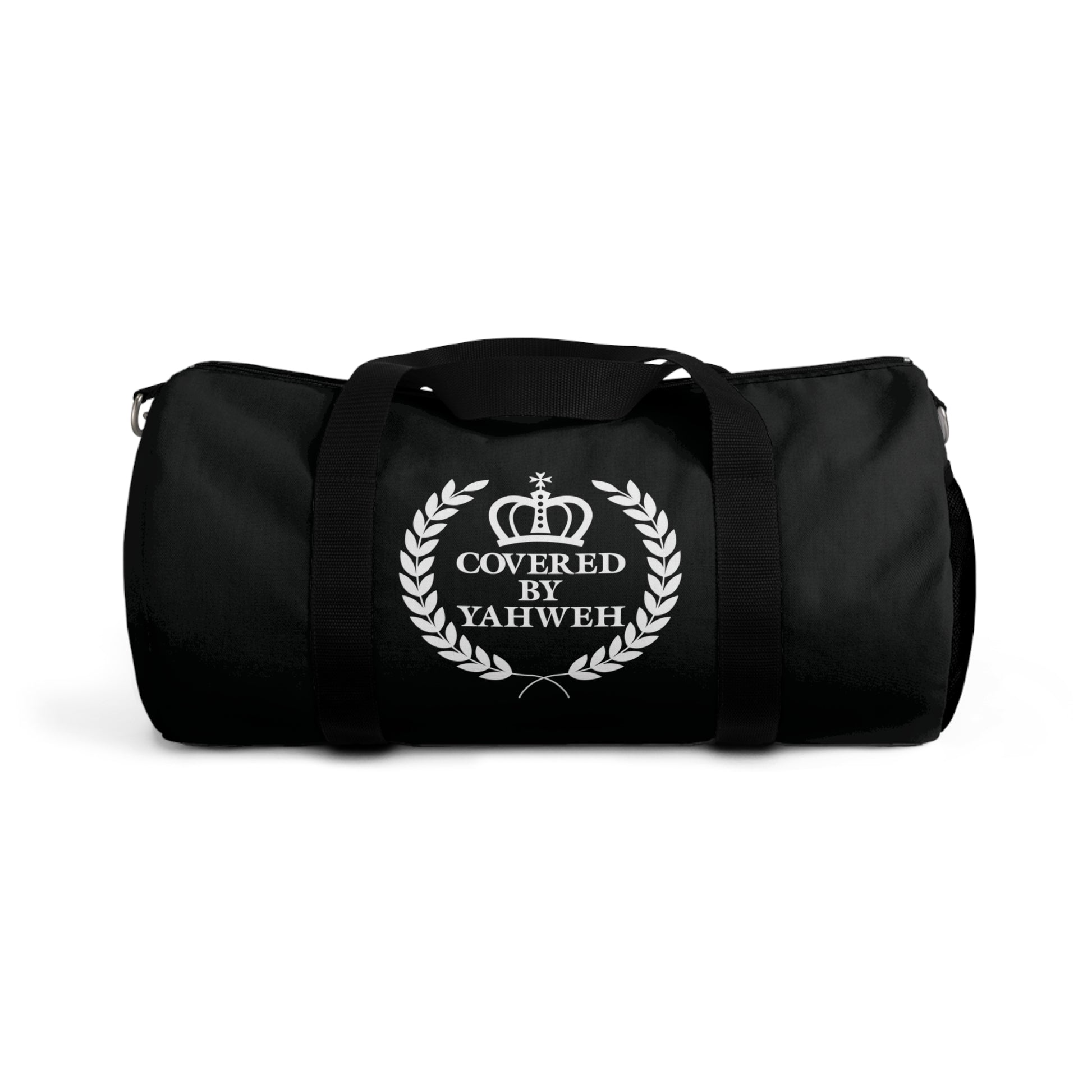 Covered by Yahweh Signature Duffel Bag - Black