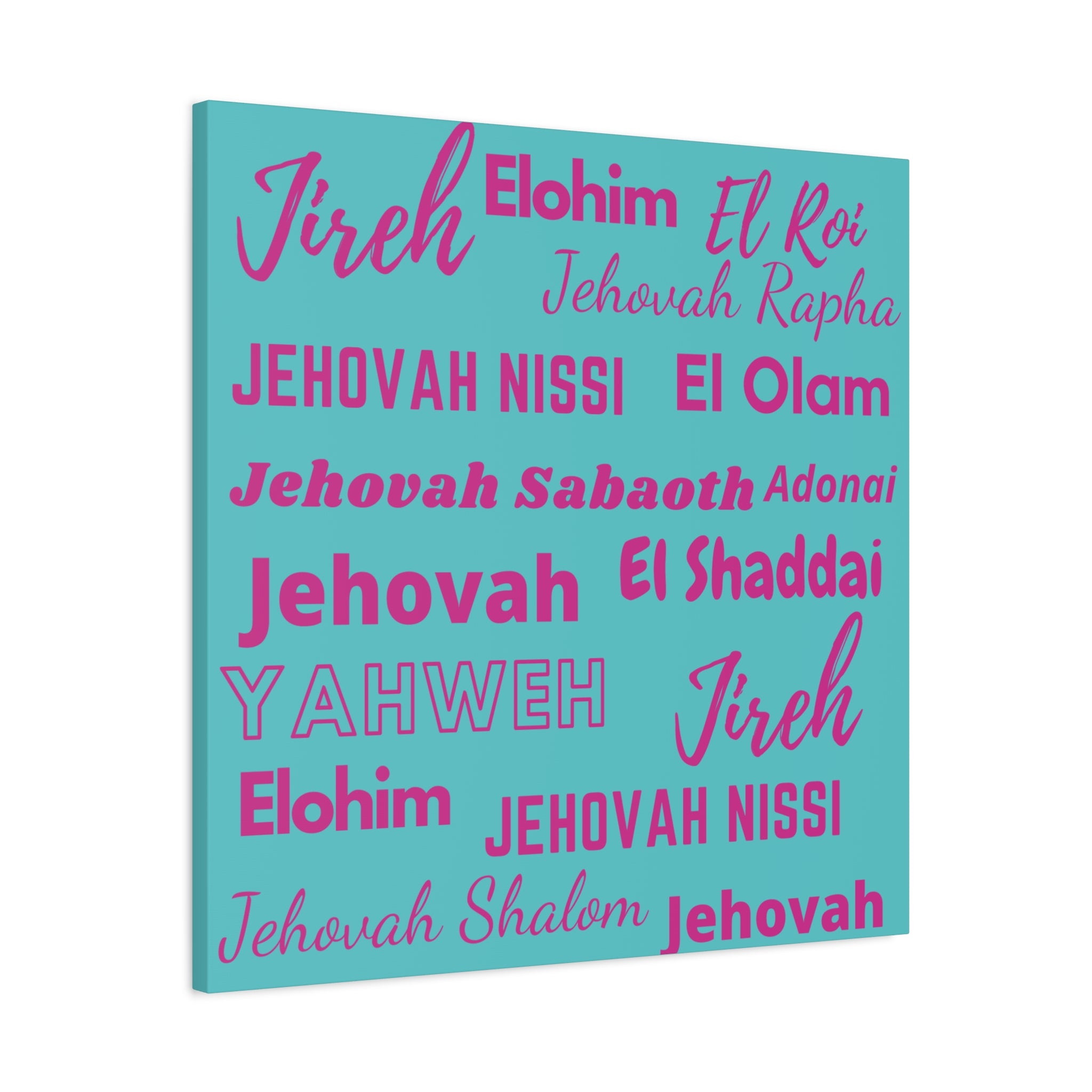 Premium Canvas Art - Pink & Blue