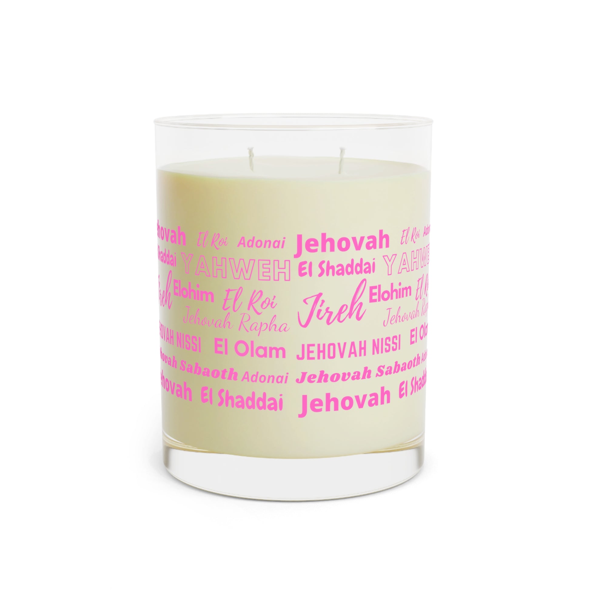 Luxurious & Aromatic Scented Candle - Pink
