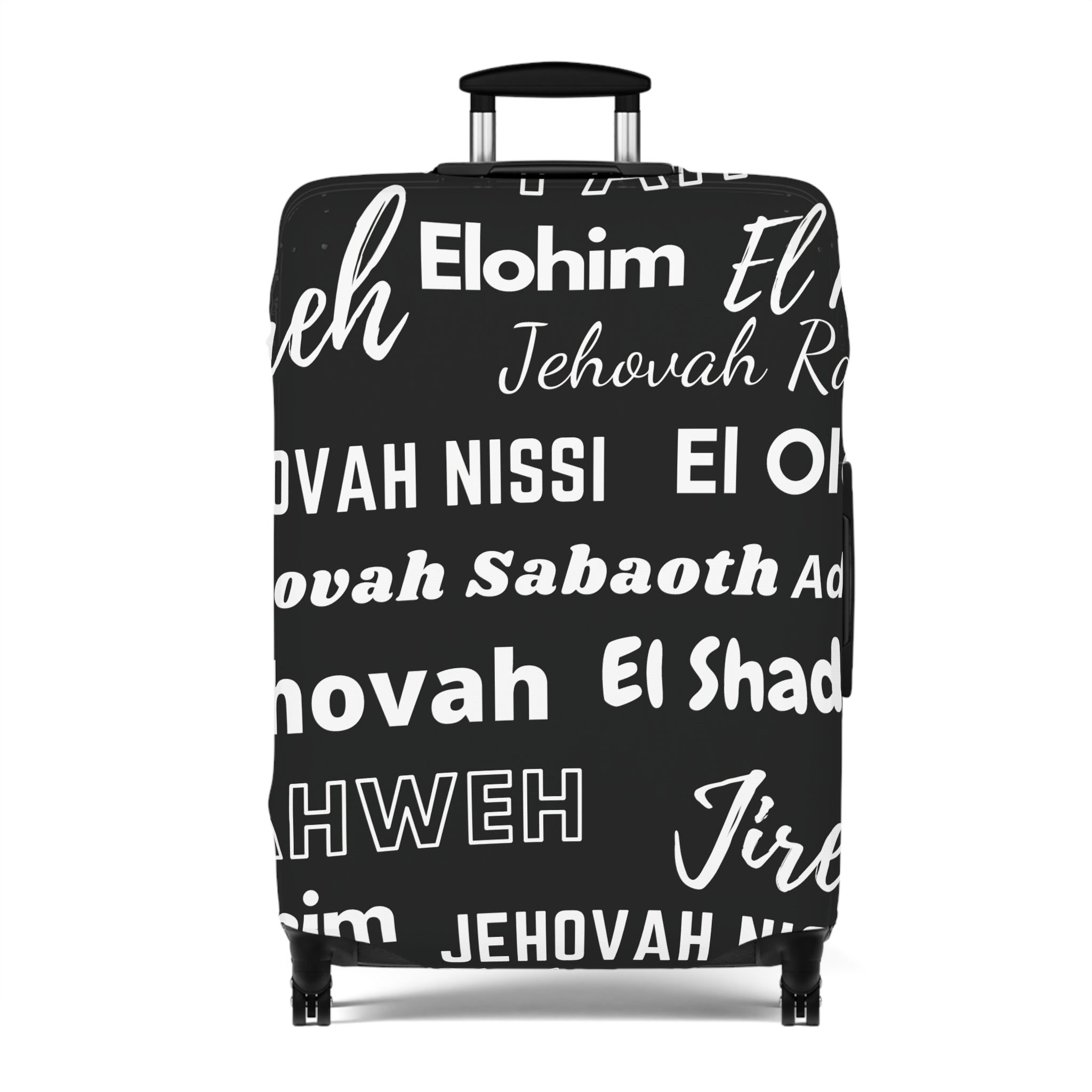 Protective Luggage Cover - Black & White