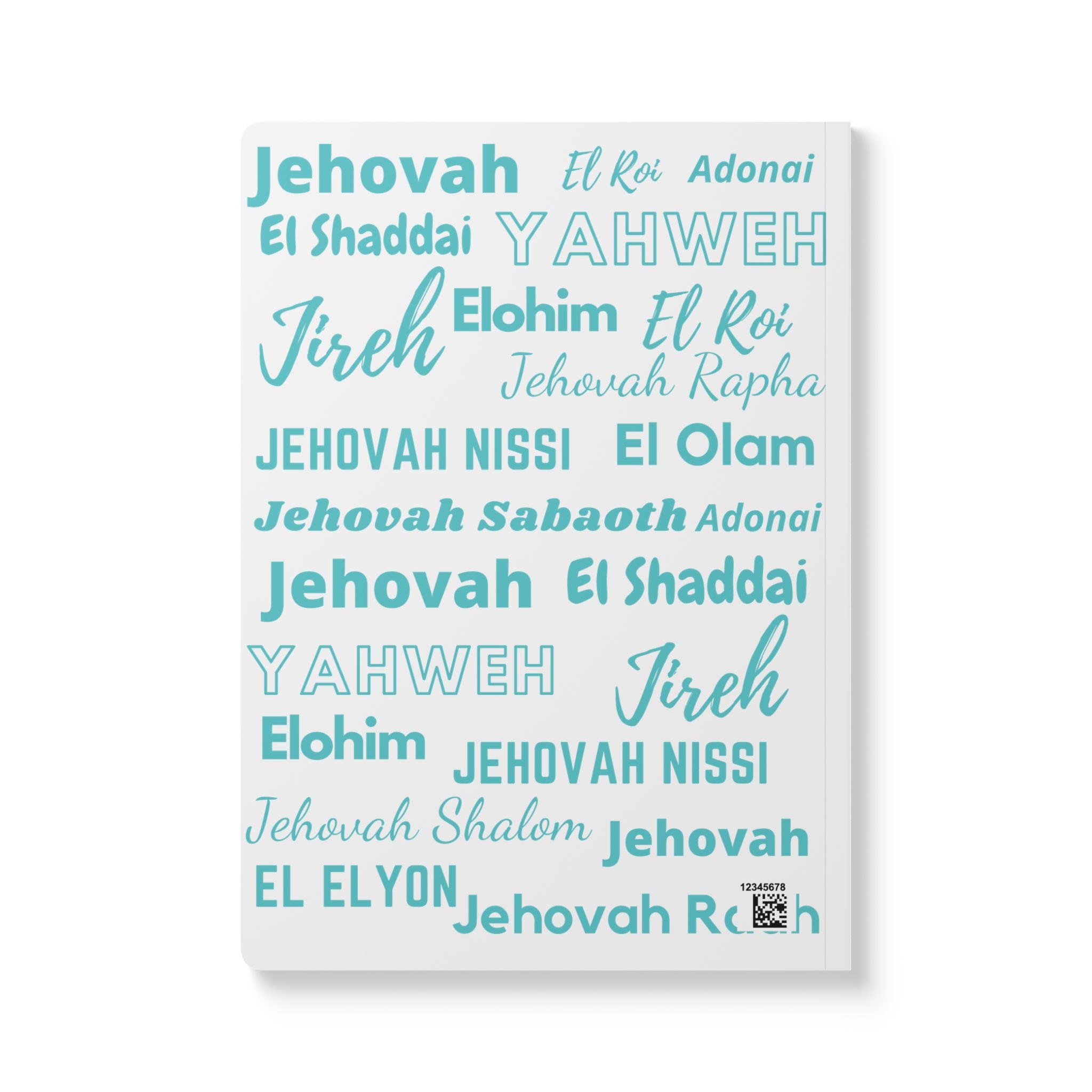 Elegant Softcover Journal  - Blue & White