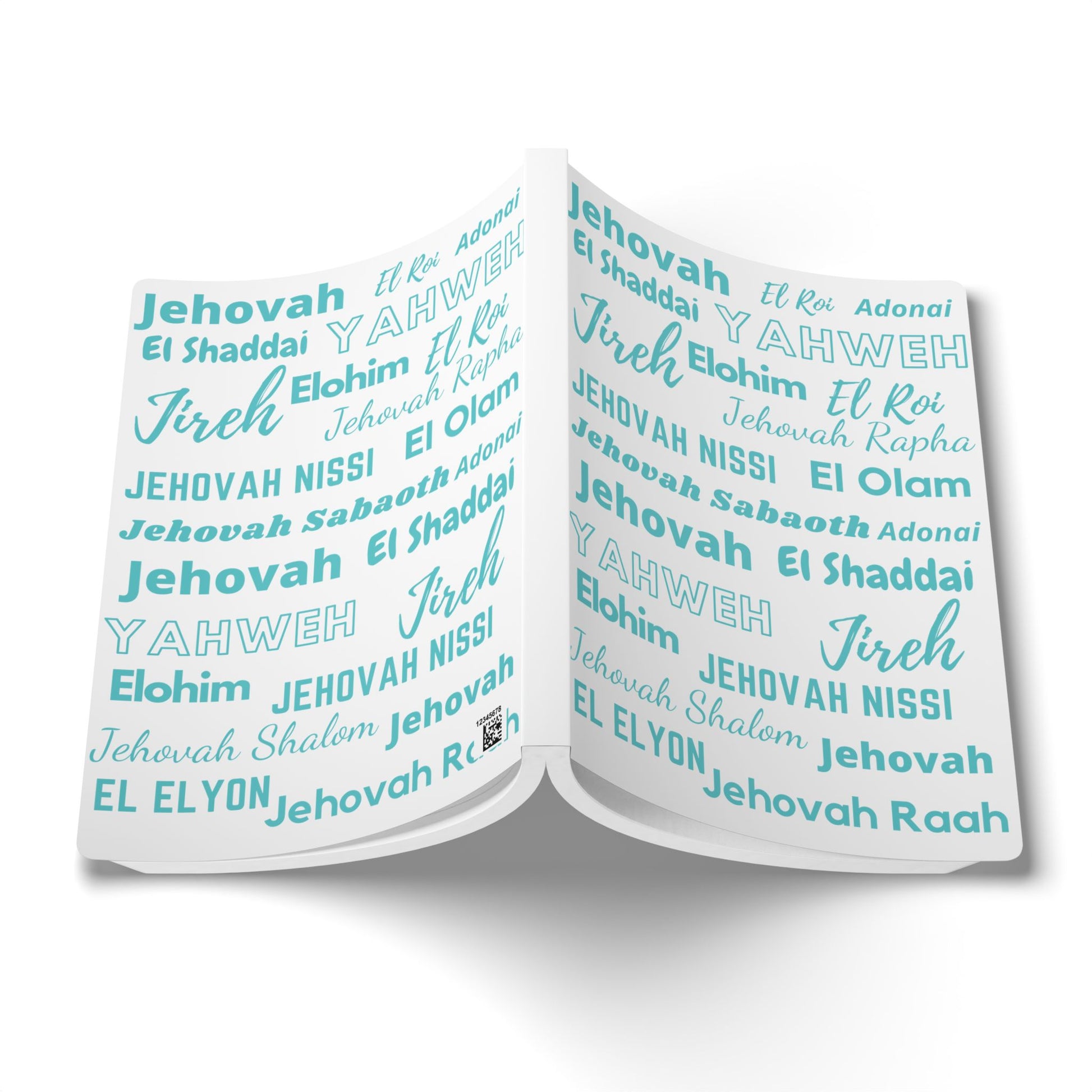 Elegant Softcover Journal  - Blue & White