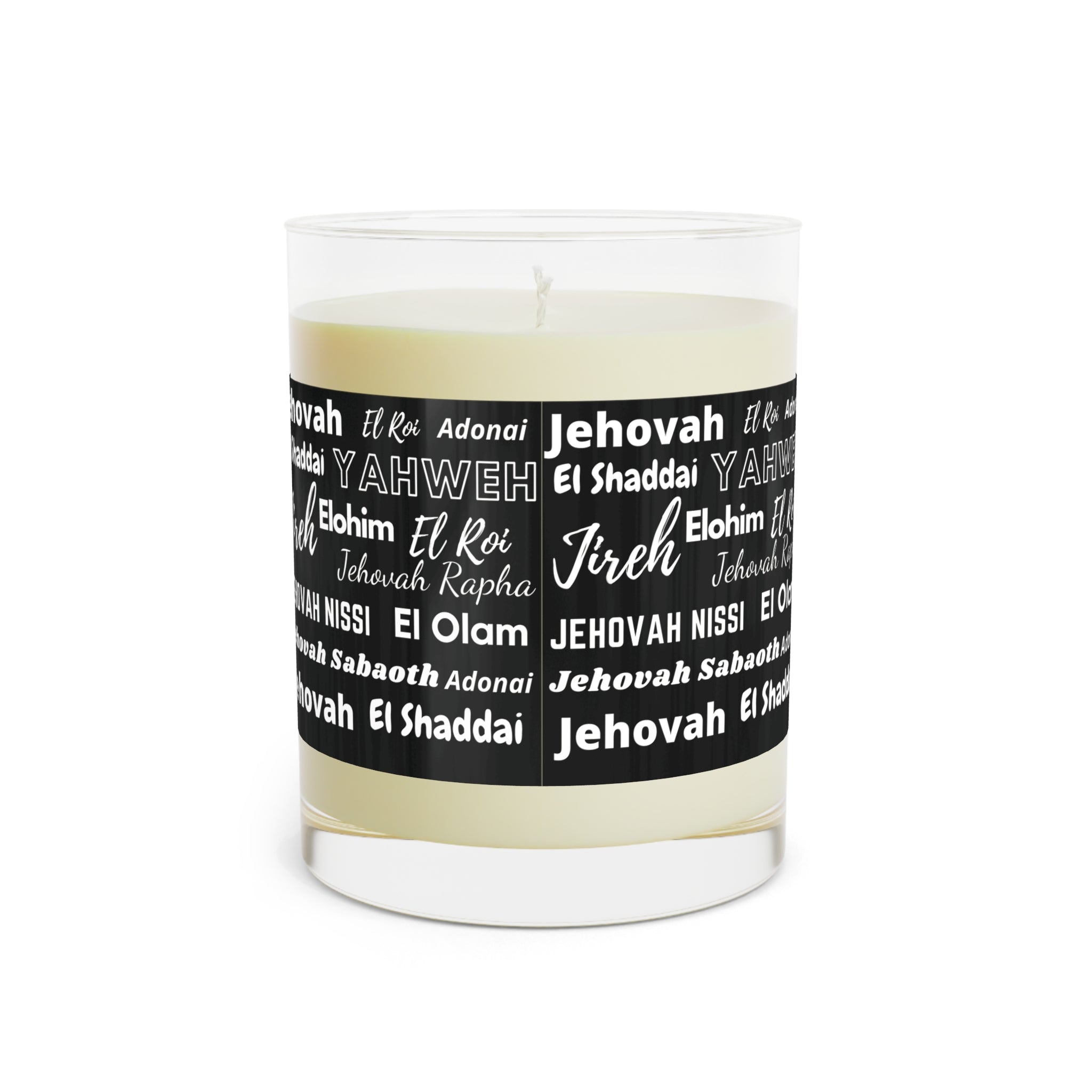 Luxurious & Aromatic Scented Candle - Black & White
