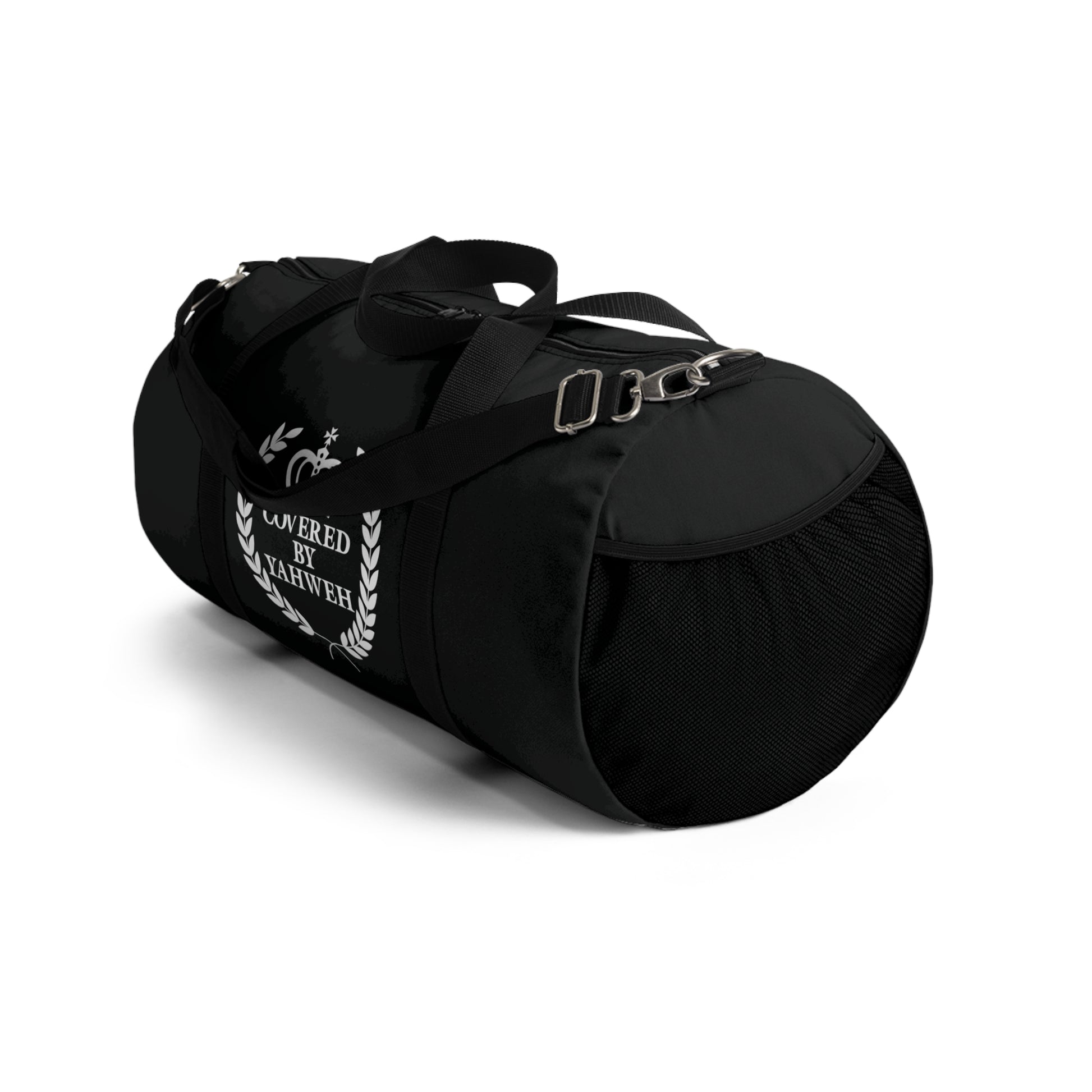 Covered by Yahweh Signature Duffel Bag - Black