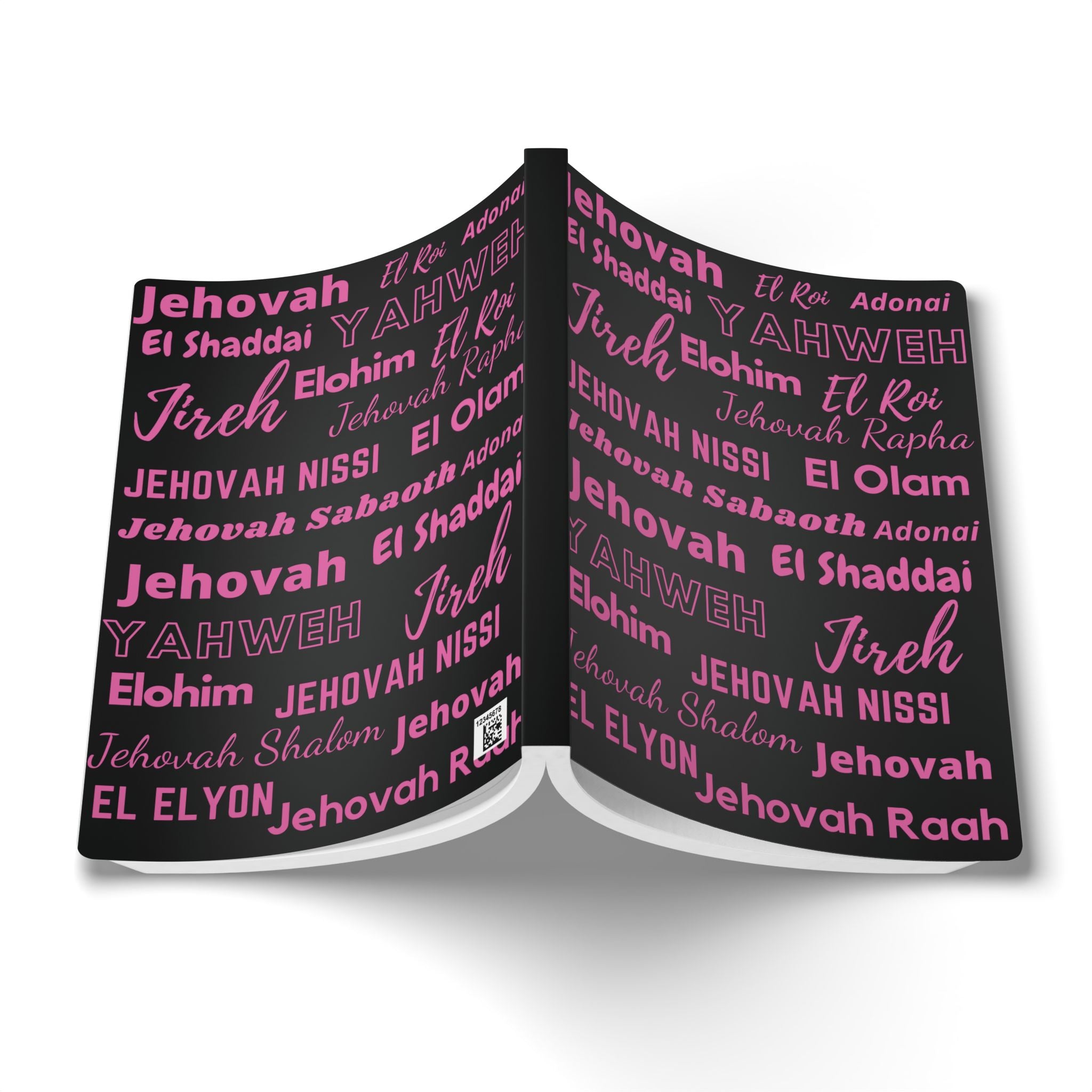 Elegant Softcover Journal  - Black & Pink