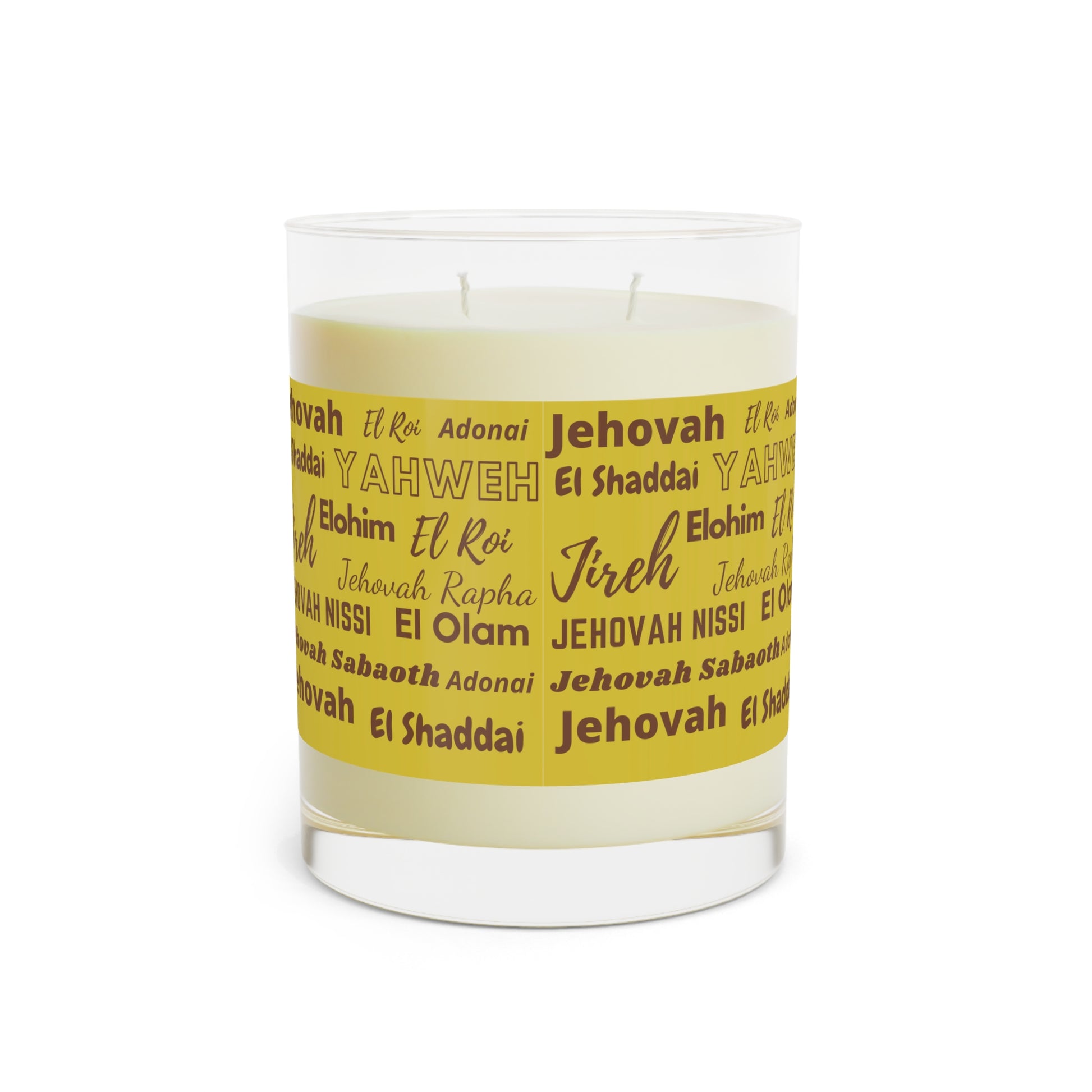 Luxurious & Aromatic Scented Candle - Brown