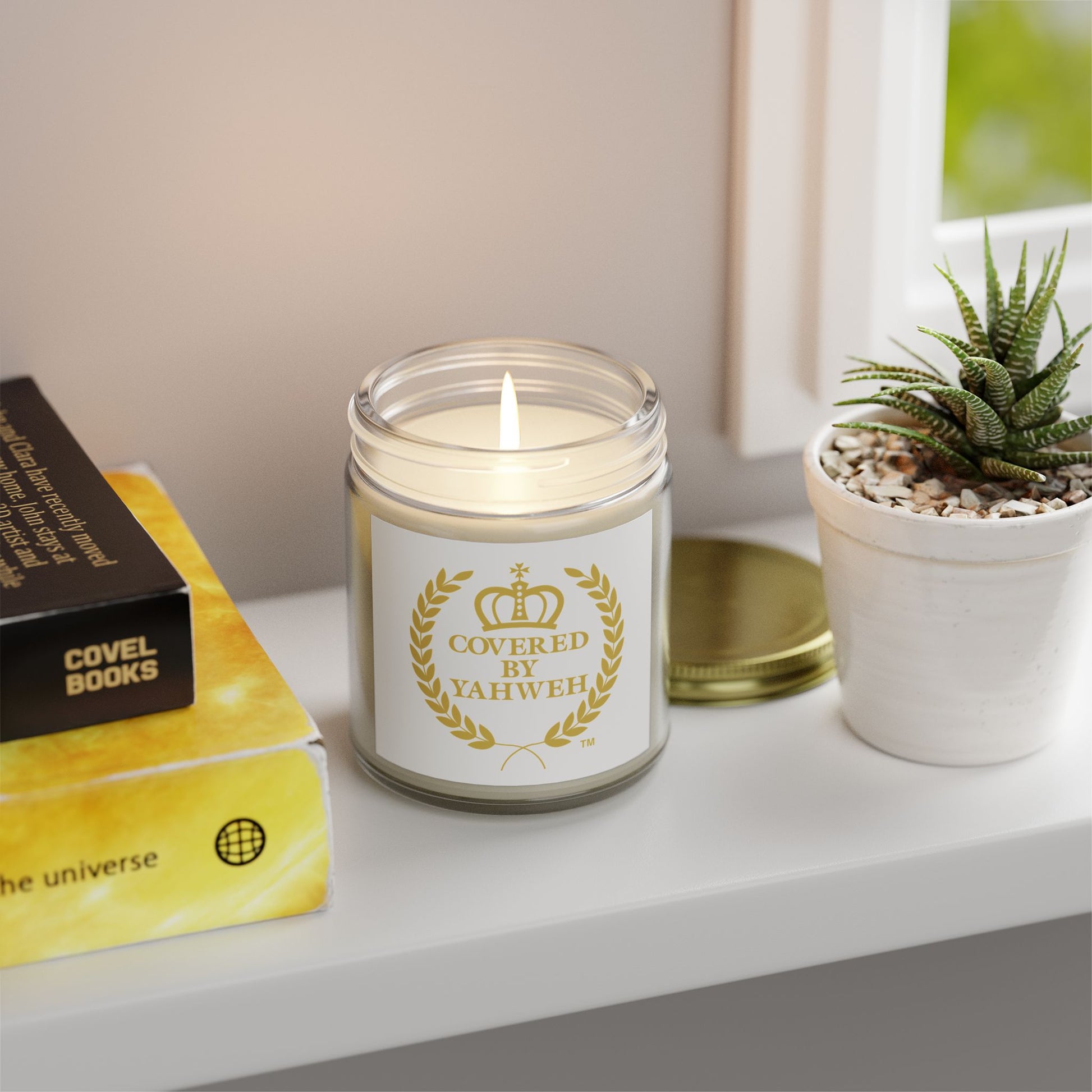 Covered by Yahweh Elegant Scented Candles