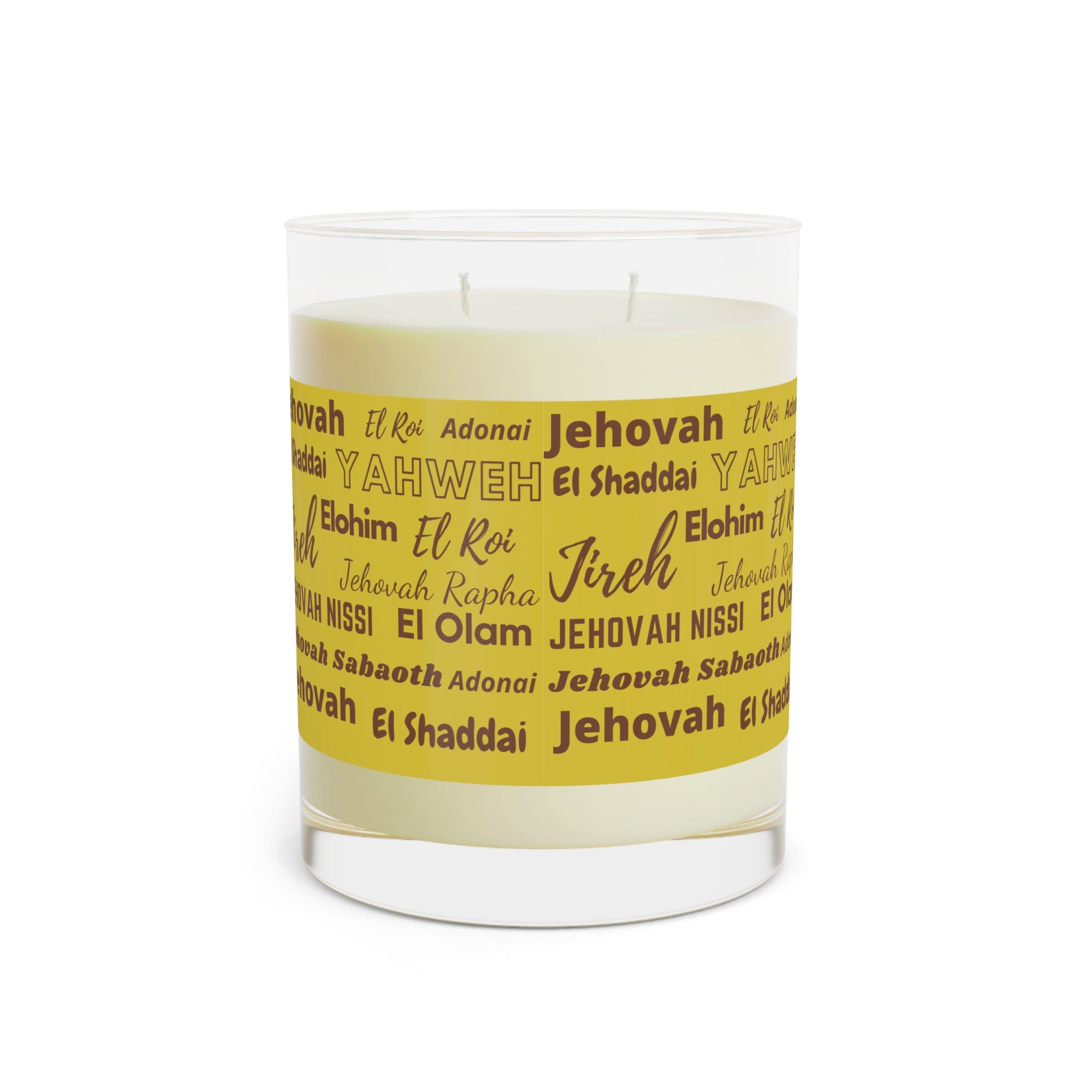 Luxurious & Aromatic Scented Candle - Brown