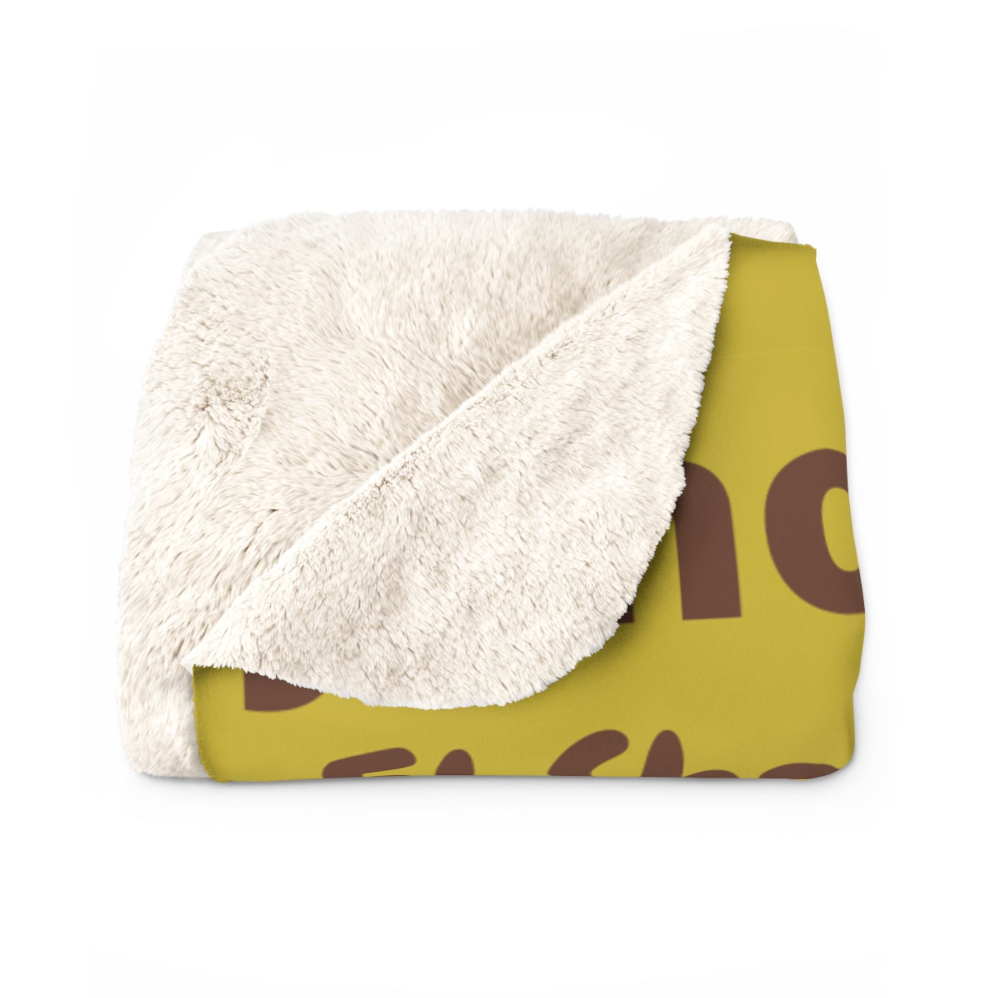 Sherpa Fleece Blanket - Brown