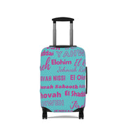 Protective Luggage Cover - Pink & Blue