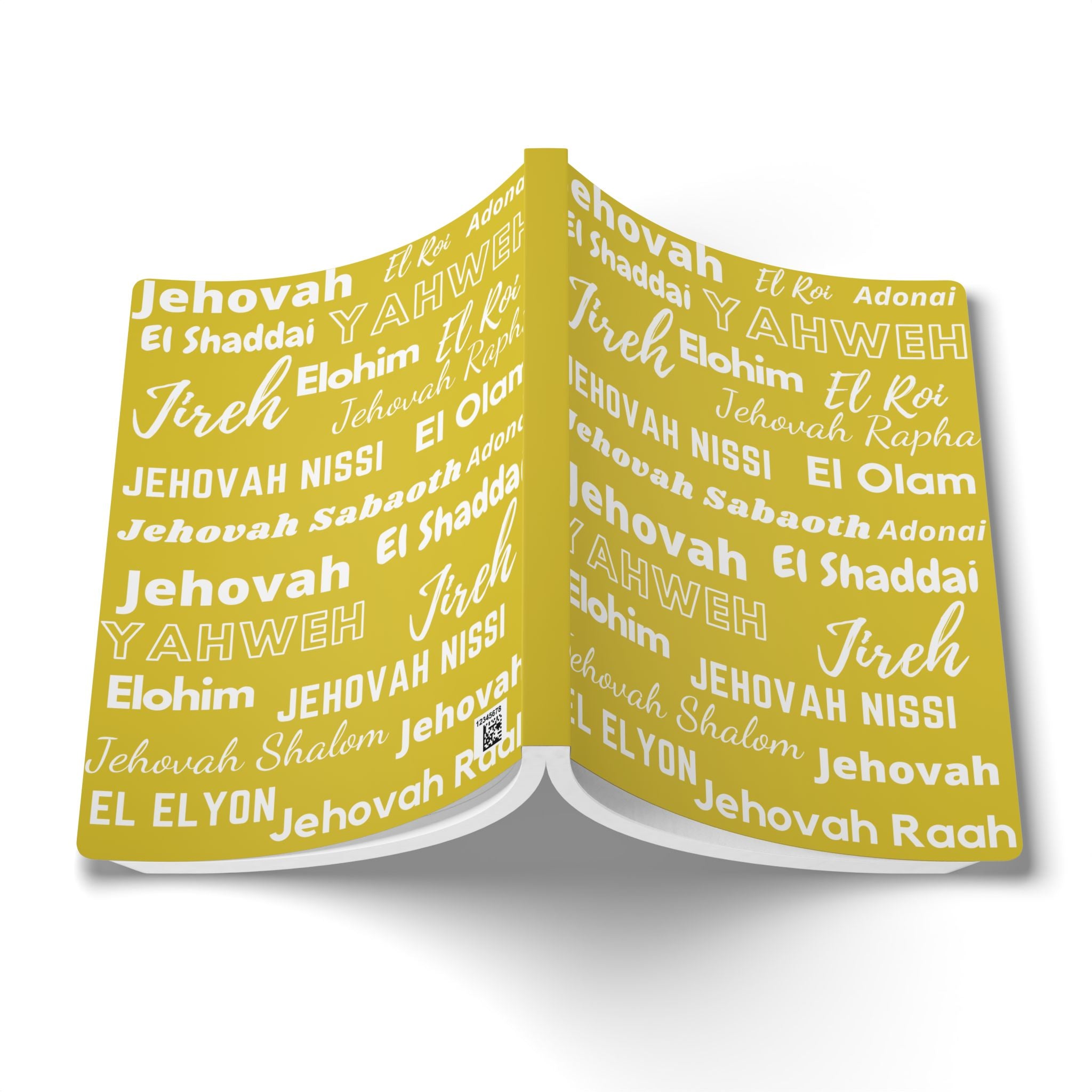Elegant Softcover Journal - Yellow & White