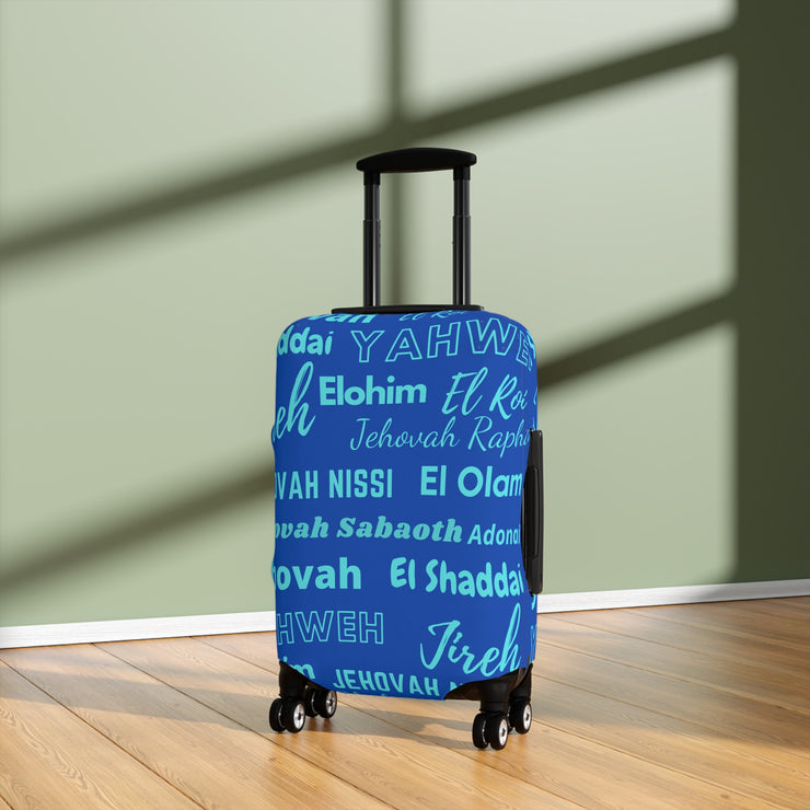 Protective Luggage Cover - Cobalt Blue