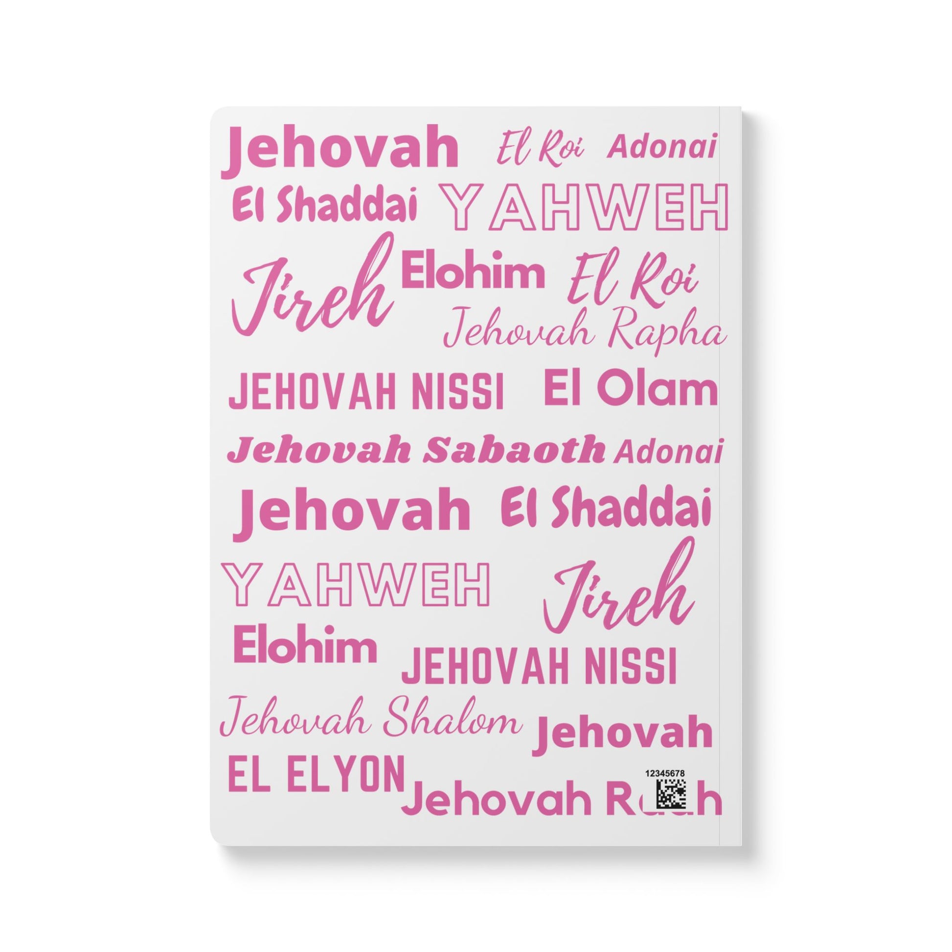 Elegant Softcover Journal  - Pink & White