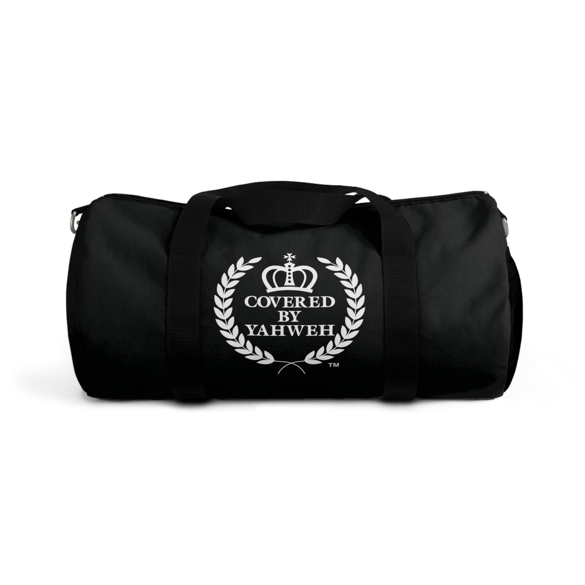 Covered by Yahweh Signature Duffel Bag - Black