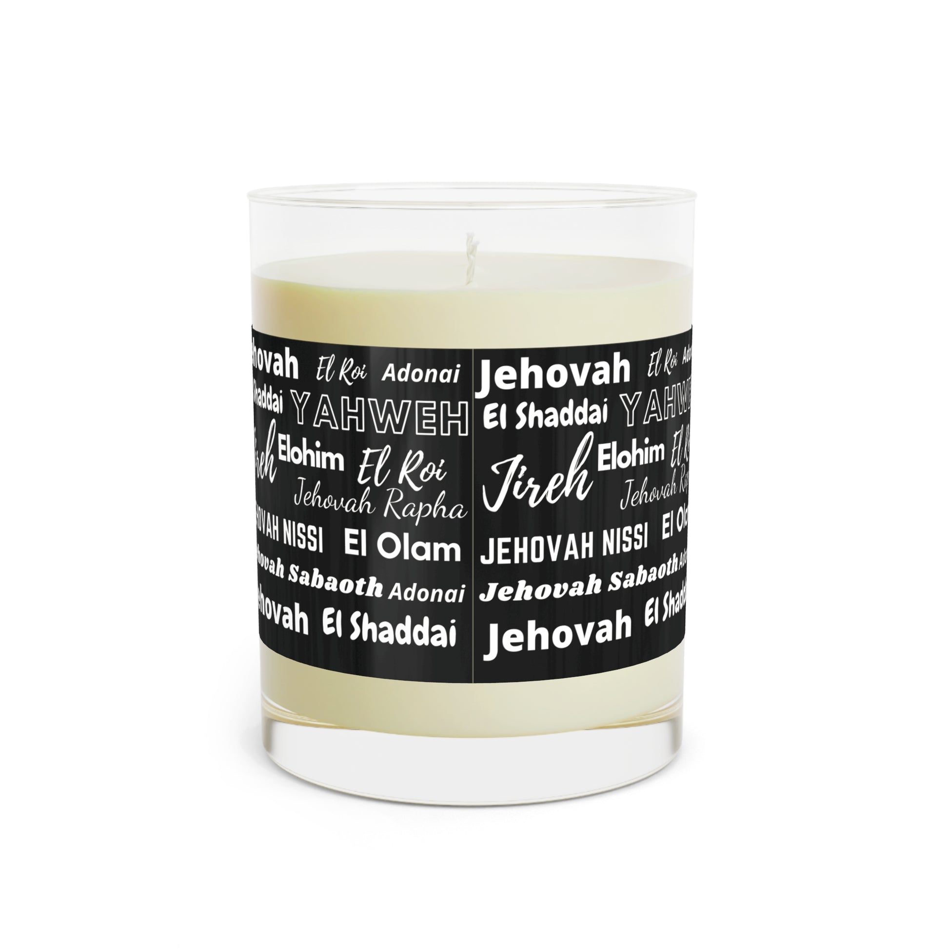 Luxurious & Aromatic Scented Candle - Black & White