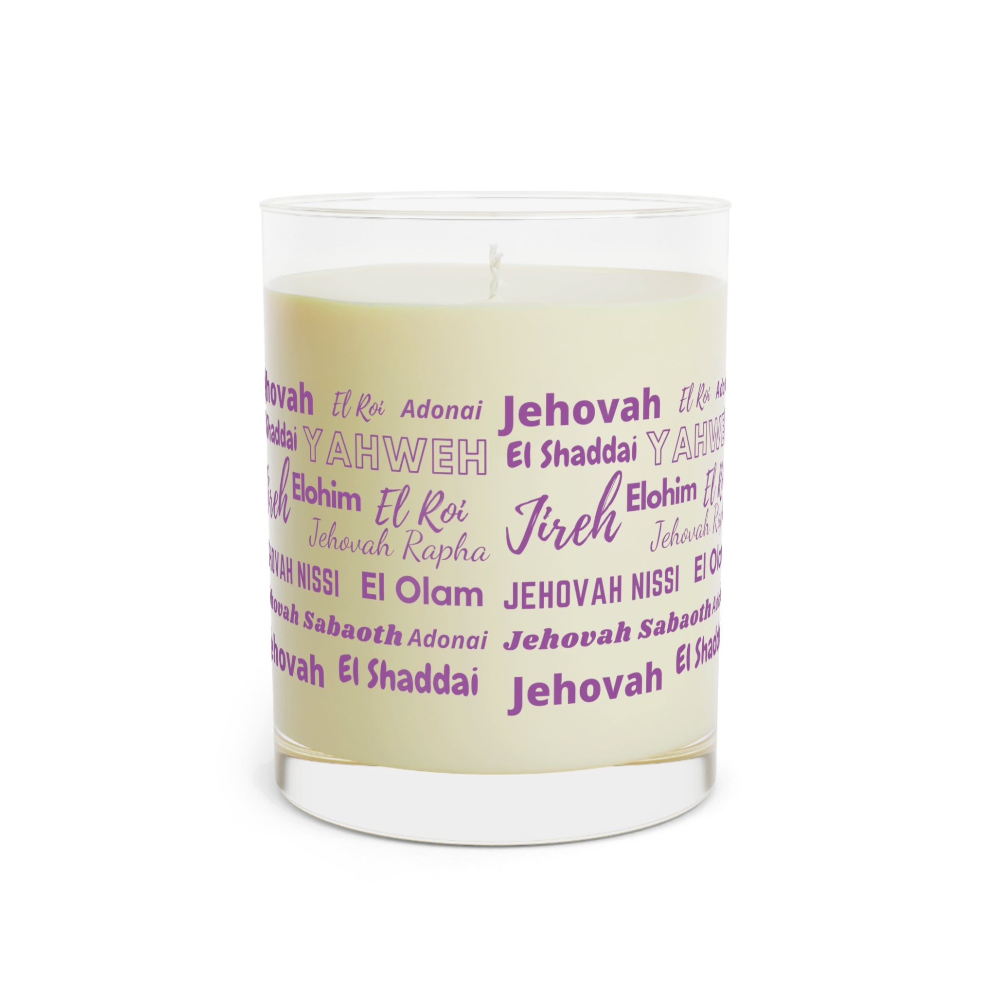 Luxurious & Aromatic Scented Candle - Purple